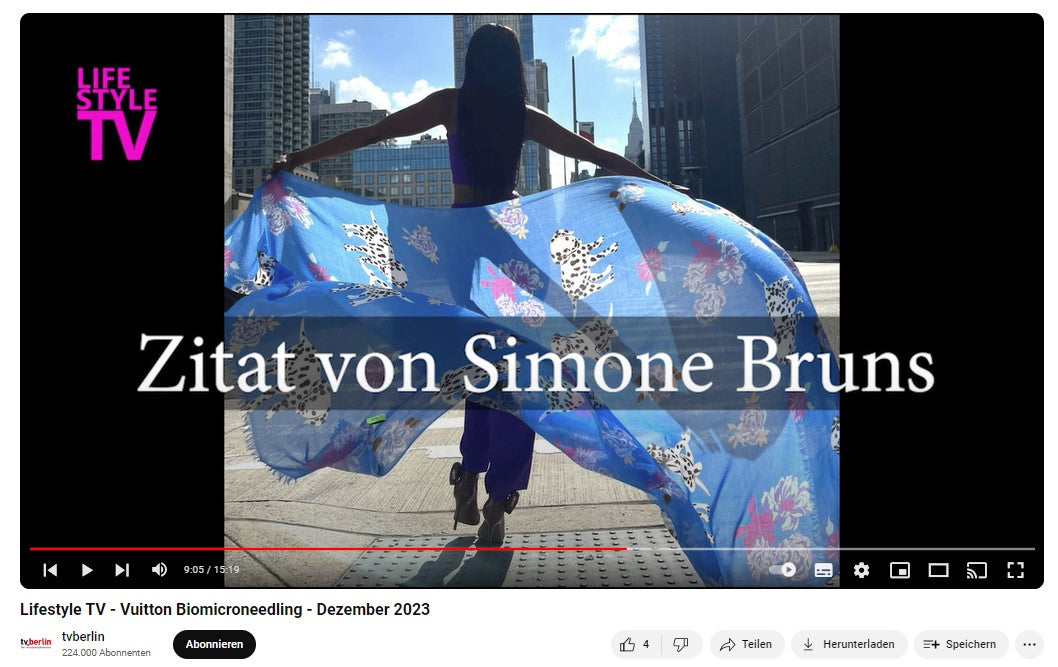 SIMONE BRUNS IM YOUTUBE CHANNEL TVBERLIN