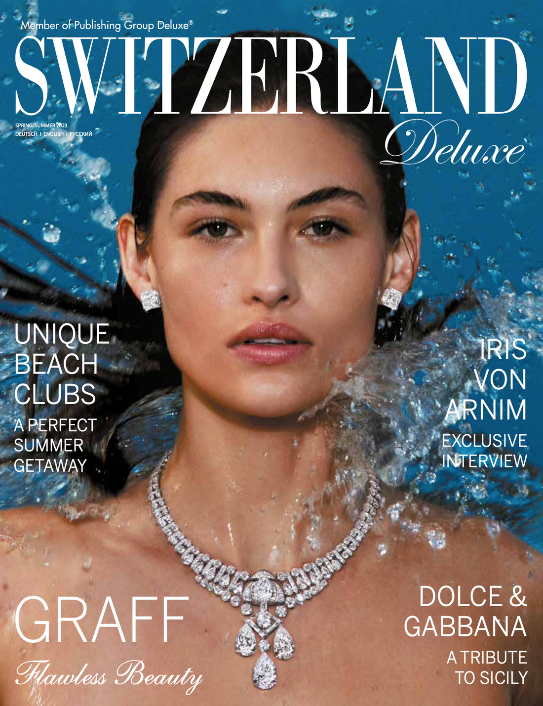 SIMONE BRUNS in der Schweizer Ausgabe SWITZERLAND DELUXE
