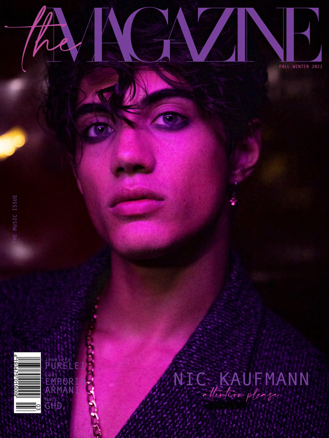 NIC KAUFMANN in our "Gabrielle Sweater" for THE MAGAZINE GLOBAL