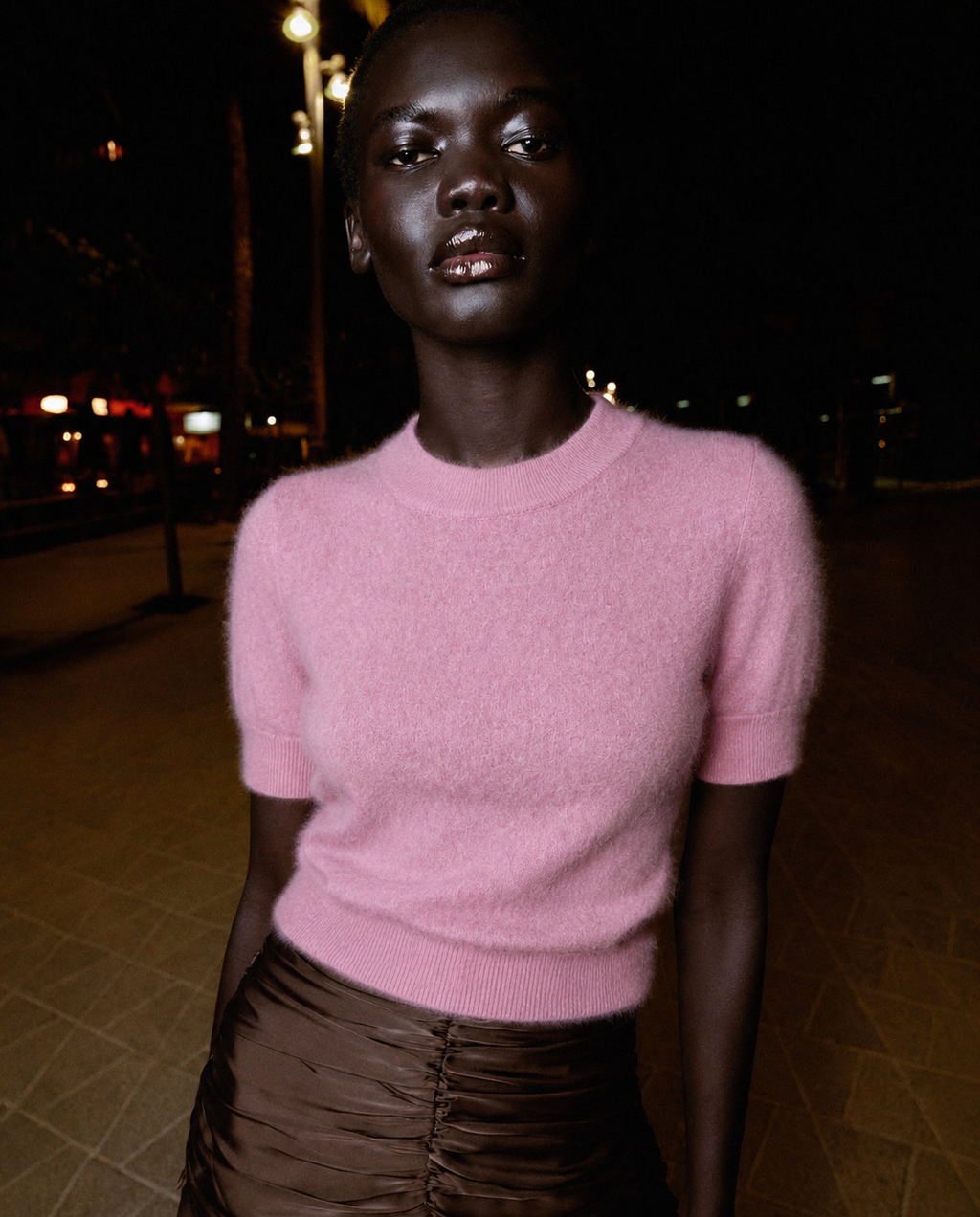 SHARON CAPE - PINK/LILAC