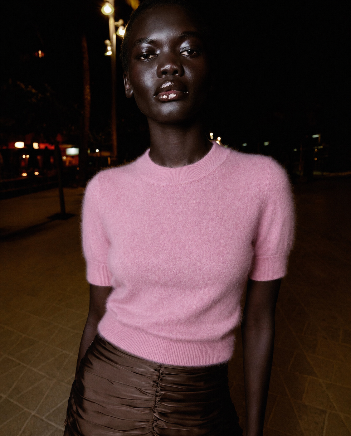 SHARON CAPE - PINK/LILAC