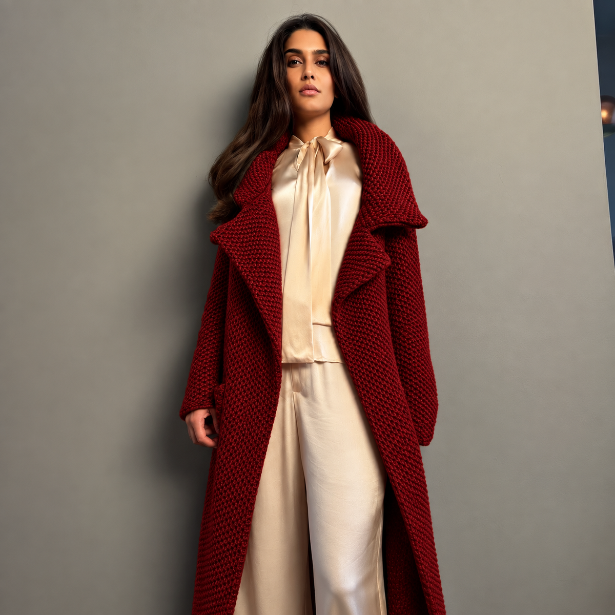 MARA CARDIGAN - COULIS