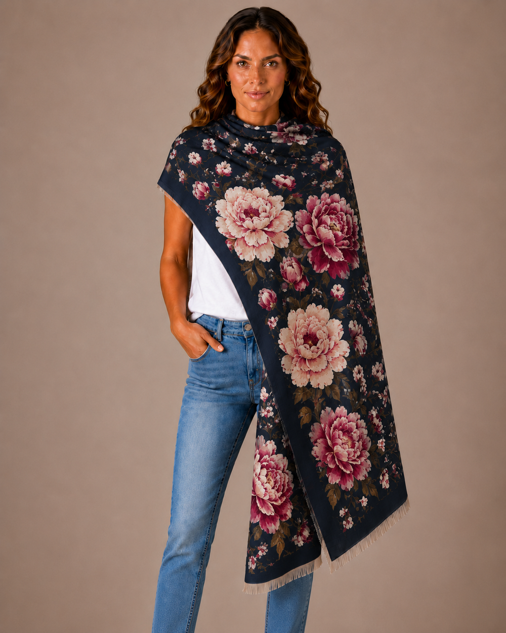BLUMELLA CASHMERE SCARF - TRIACLE