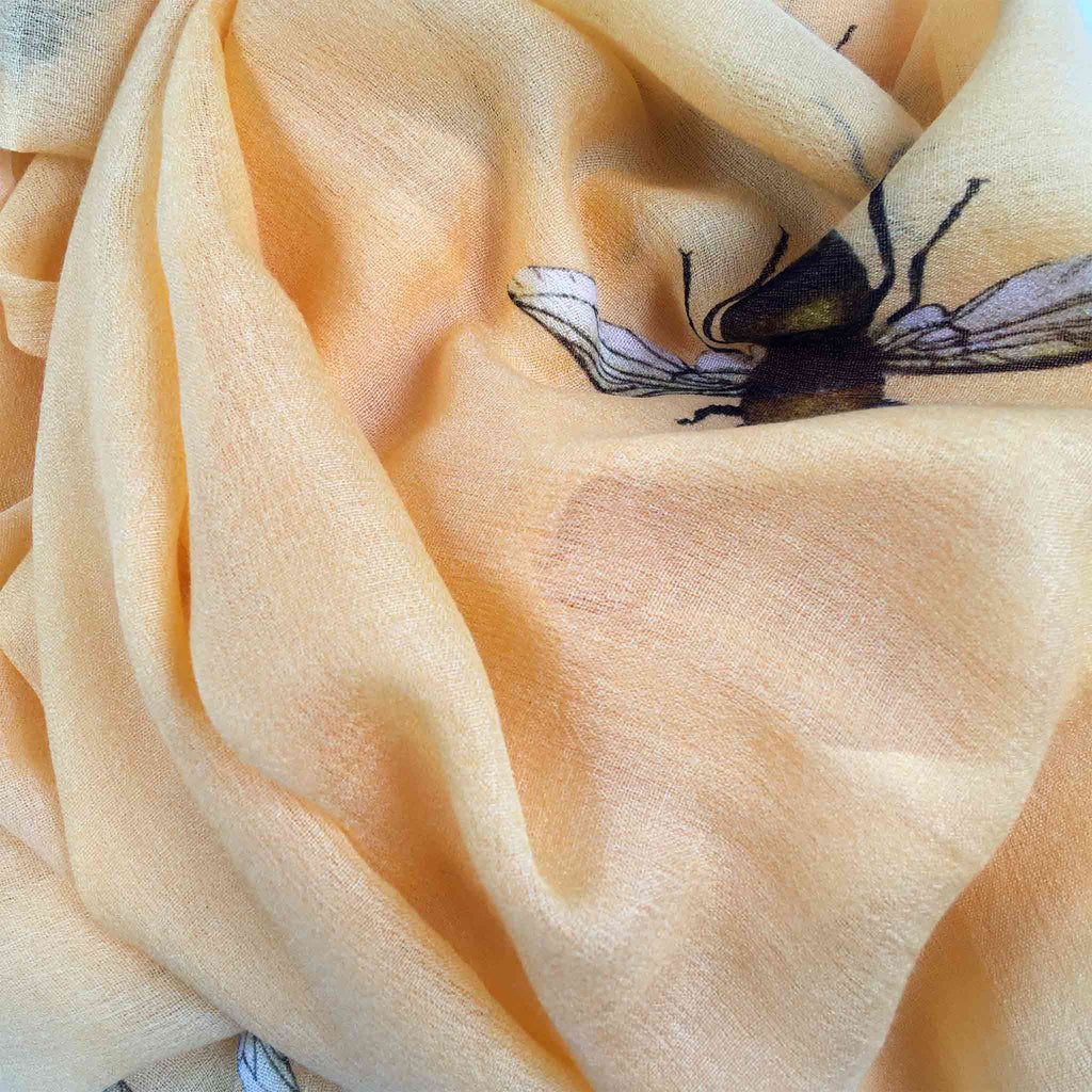 HUMMELFLUG CASHMERE SCARF - APRICOT