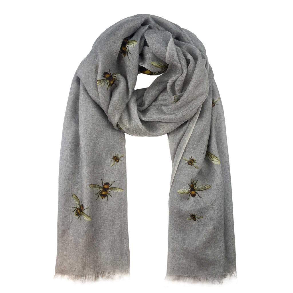 HUMMELFLUG CASHMERE SCARF - GREY