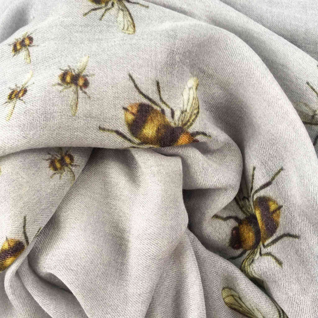 HUMMELFLUG CASHMERE SCARF - GREY