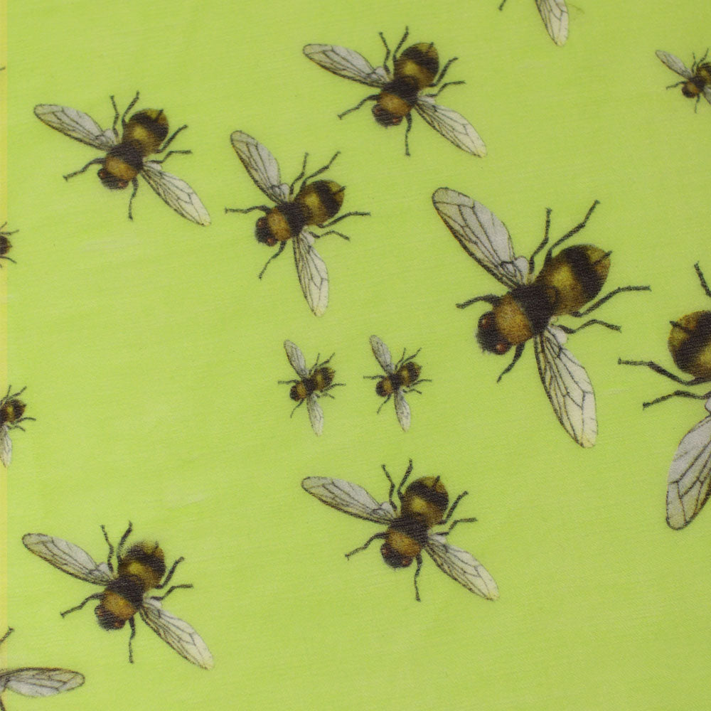 HUMMELFLUG CASHMERE SCARF - LEMON YELLOW