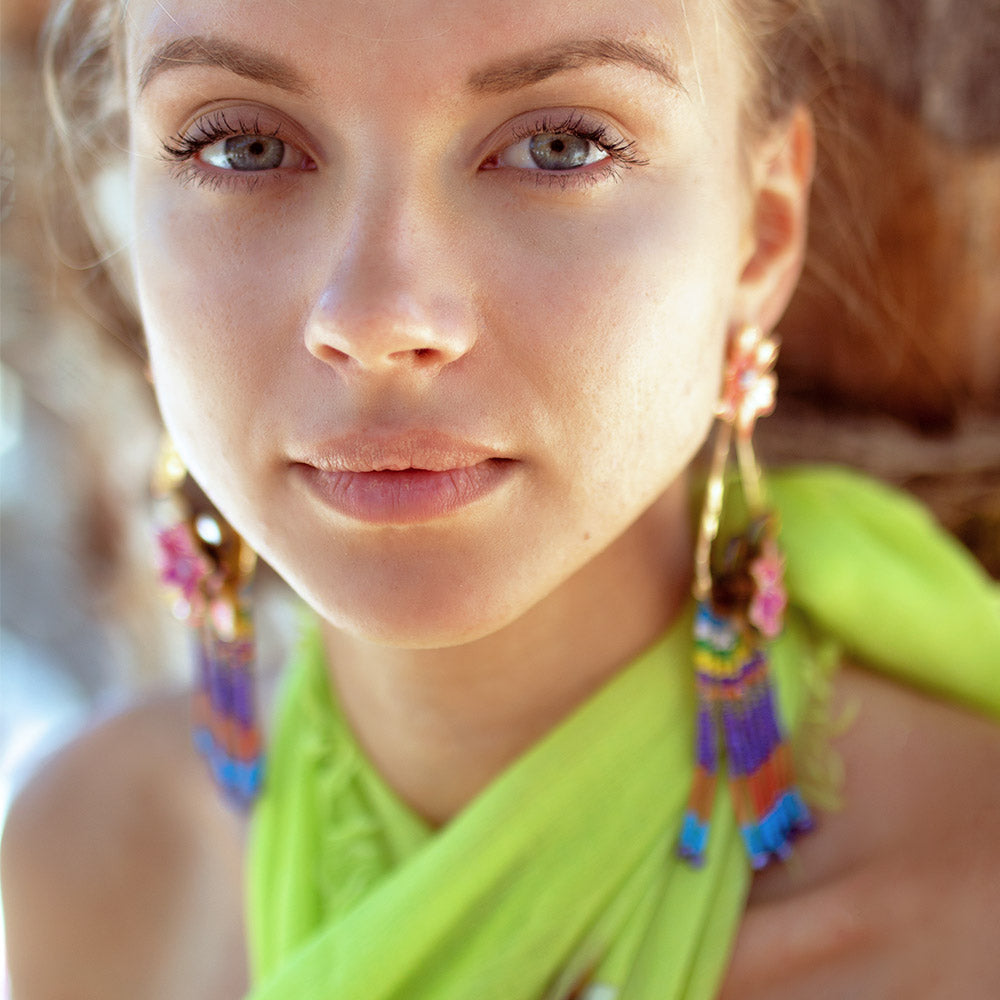 HUMMELFLUG CASHMERE SCARF - LEMON YELLOW