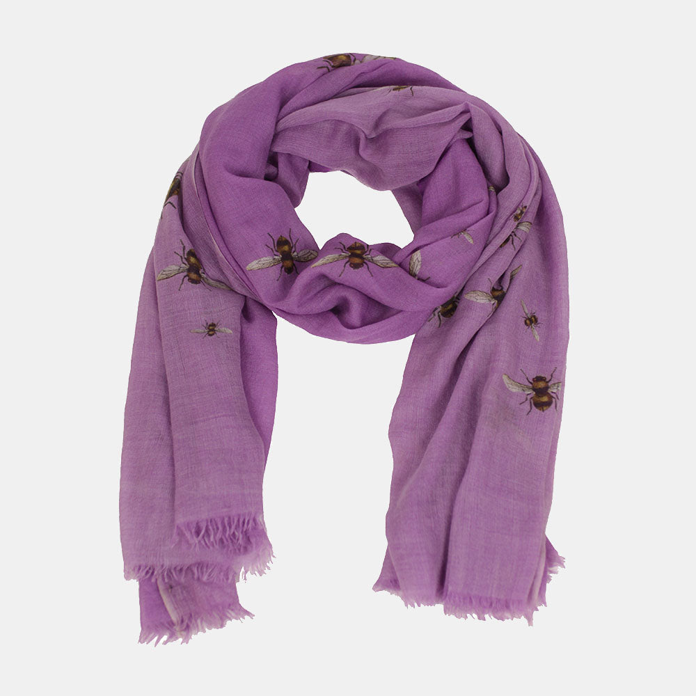 HUMMELFLUG CASHMERE SCARF - PURPLE