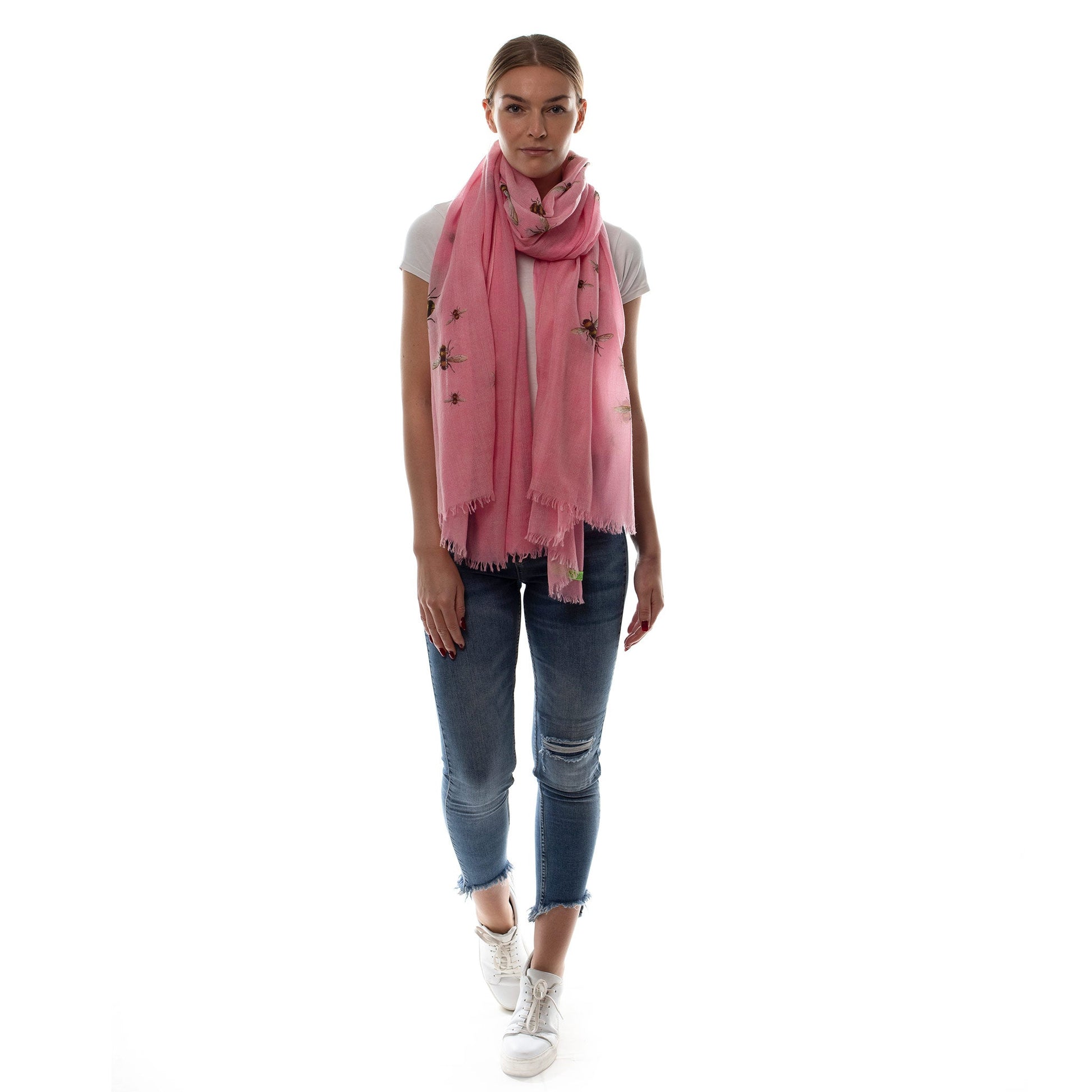 HUMMELFLUG CASHMERE SCARF - ROSE