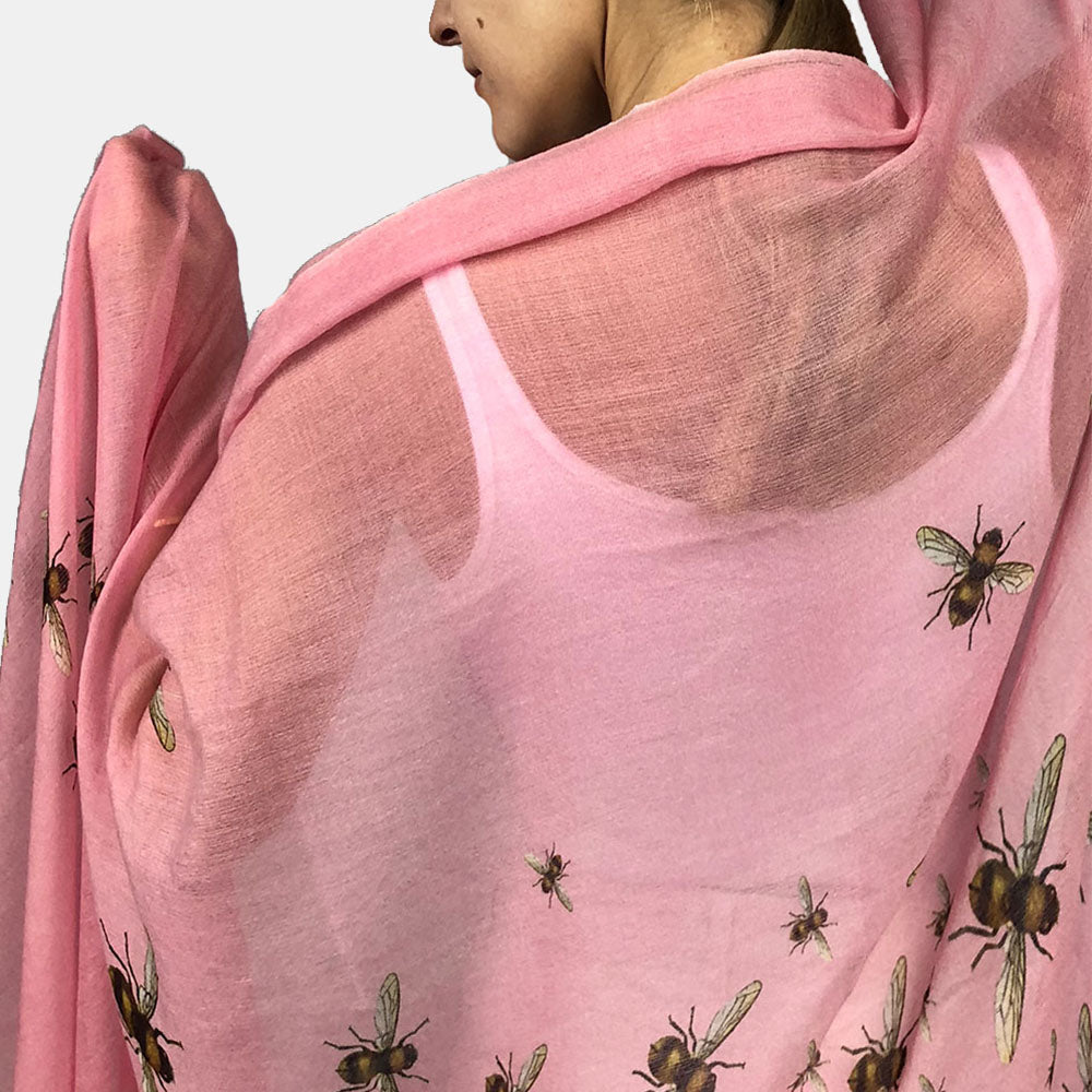 HUMMELFLUG CASHMERE SCARF - ROSE