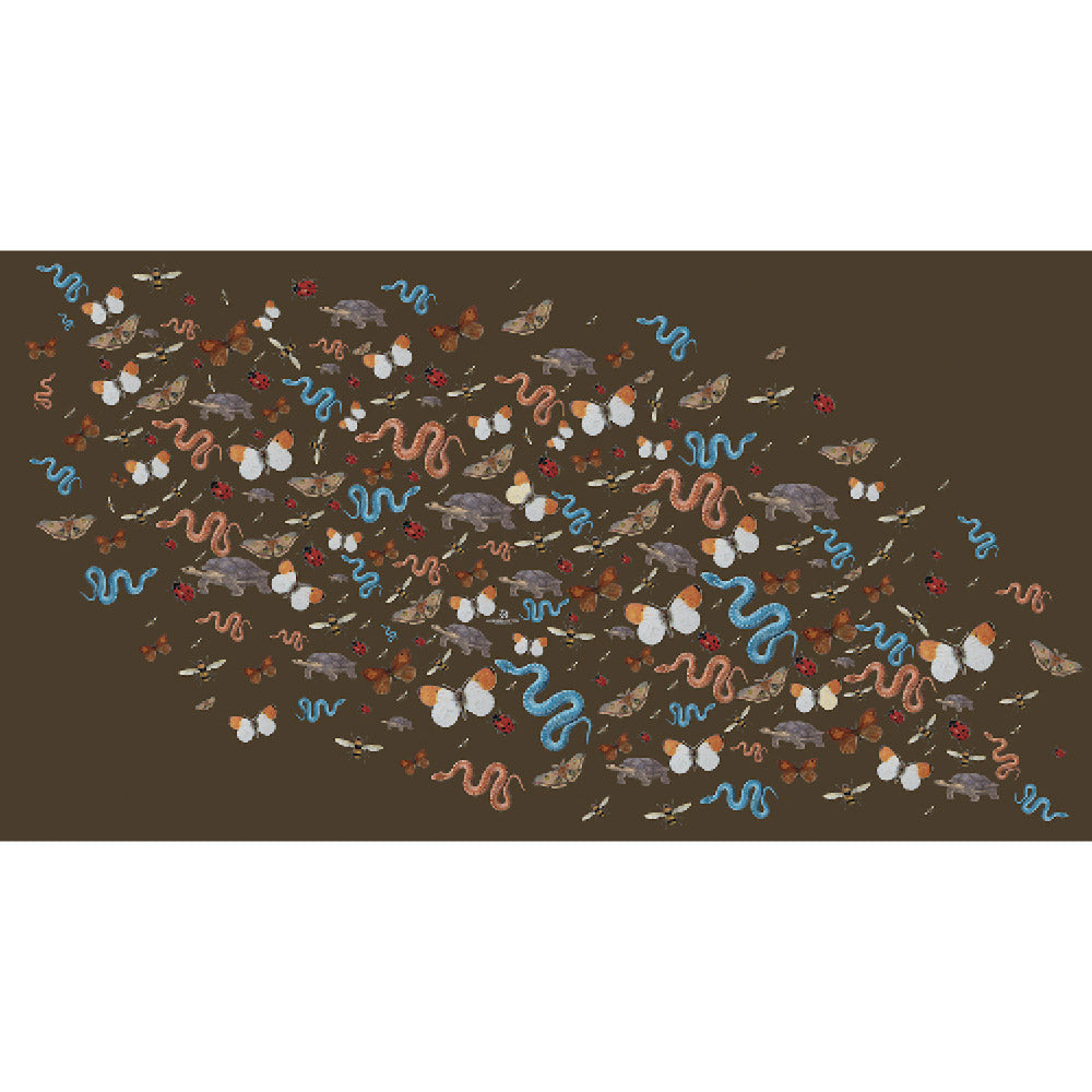 JUNGLE DANCE CASHMERE SCARF