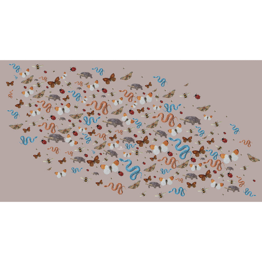 JUNGLE DANCE CASHMERE SCARF