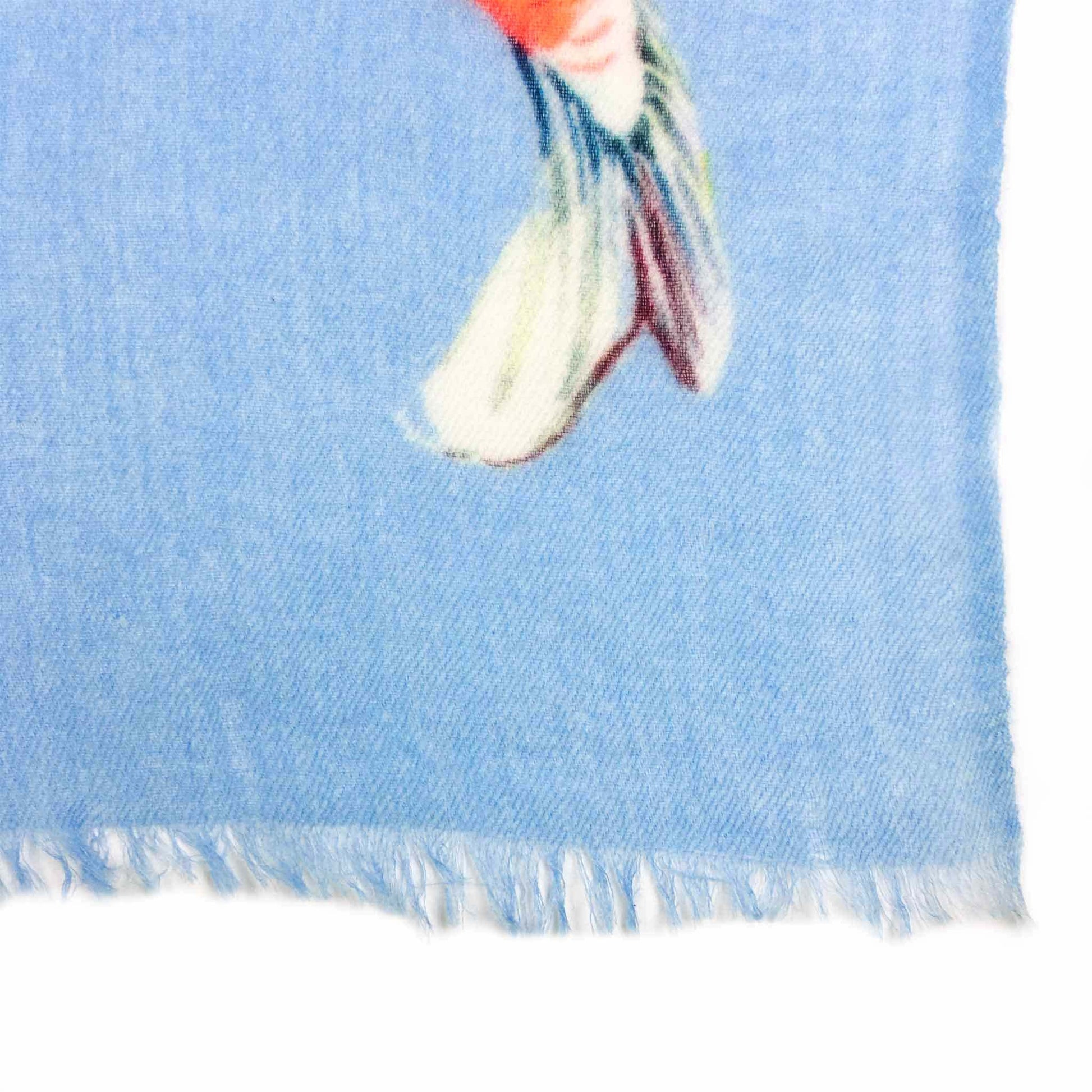 KOI CASHMERE SCARF - BLUE