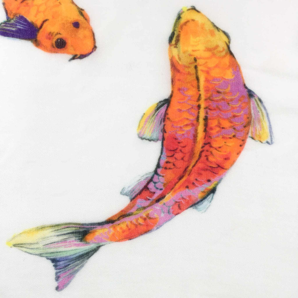 KOI CASHMERE SCARF - OFF-WHITE