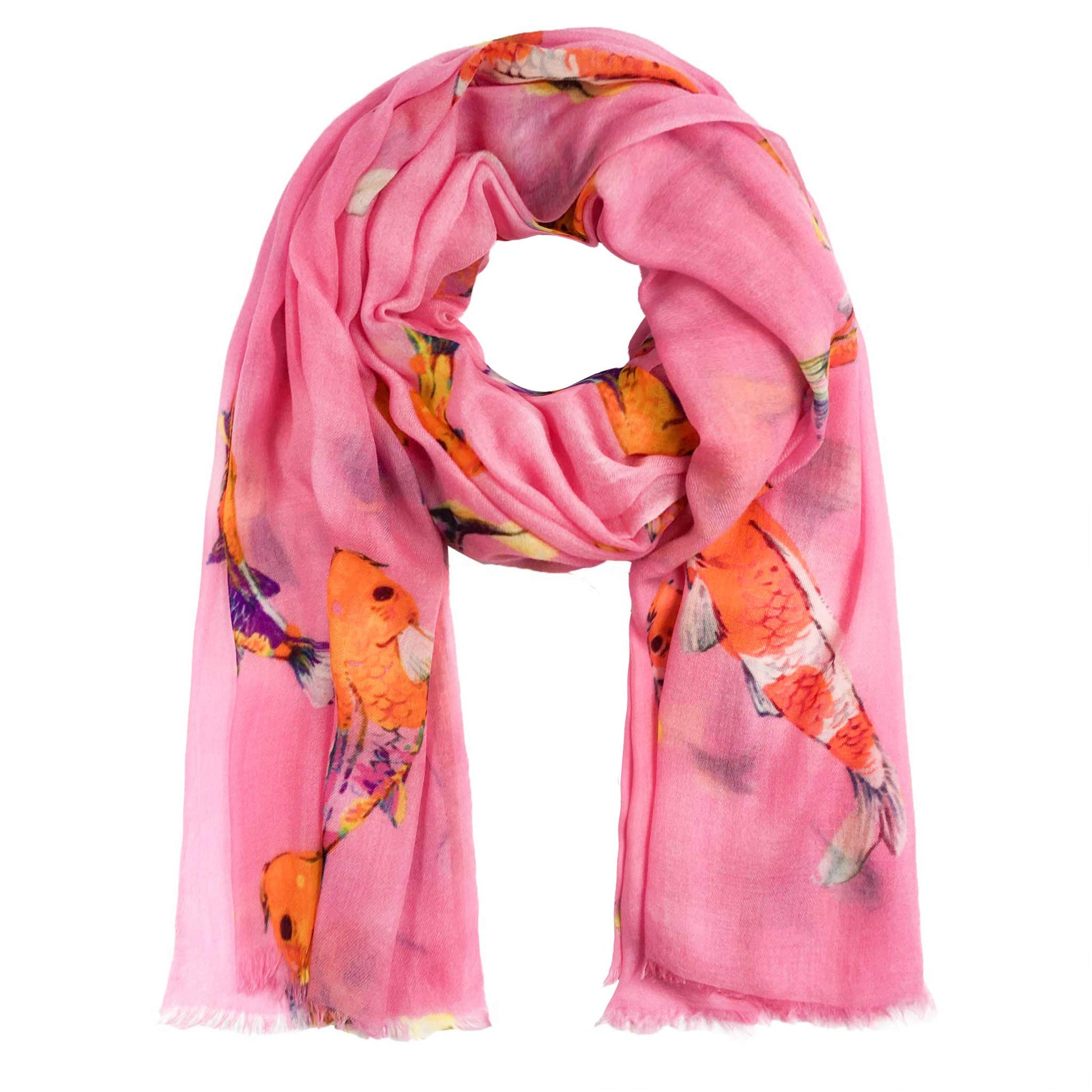 KOI CASHMERE SCARF - ROSE