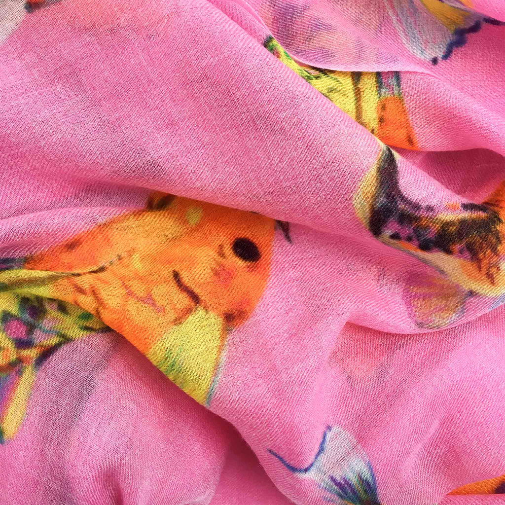 KOI CASHMERE SCARF - ROSE