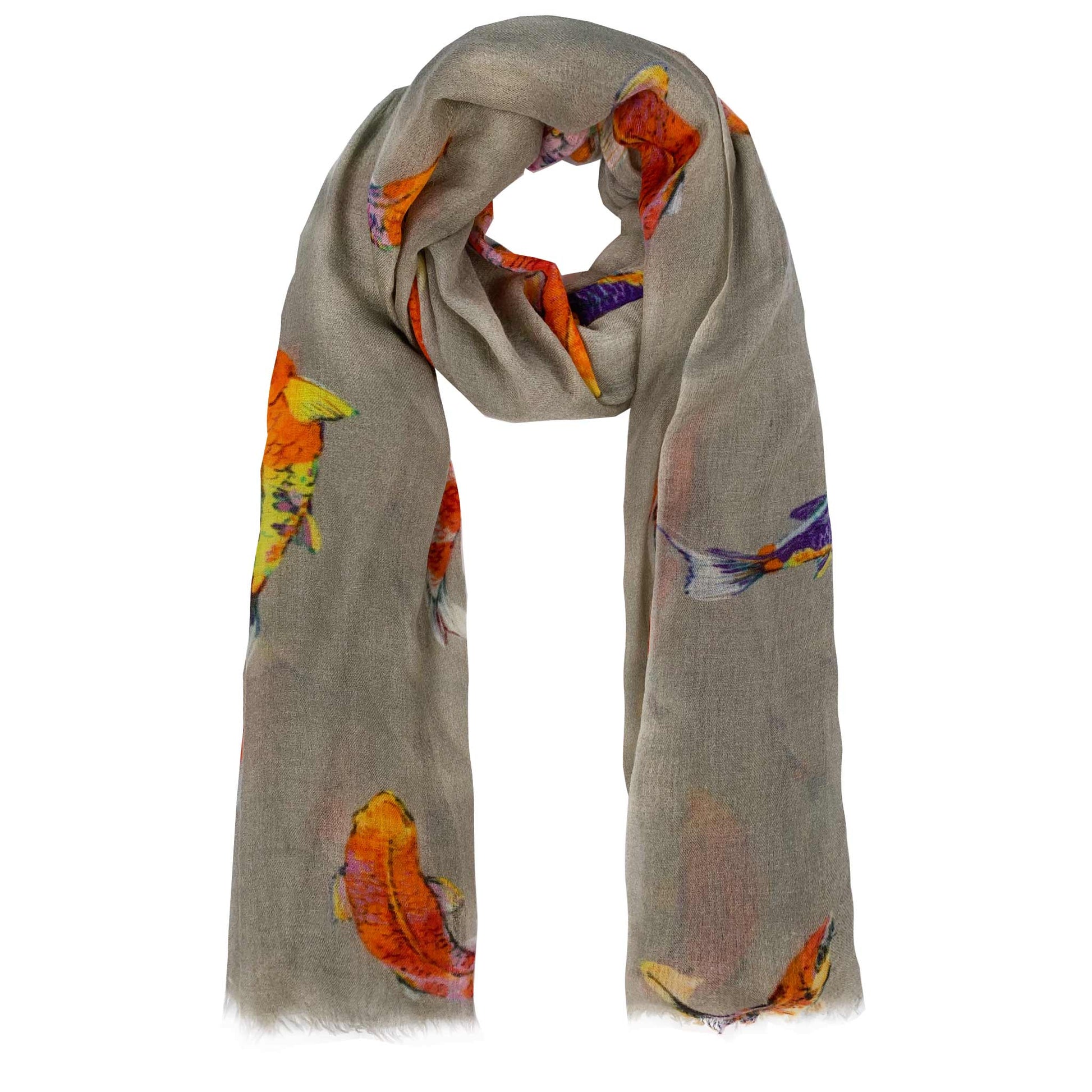 KOI CASHMERE SCARF - TAUPE