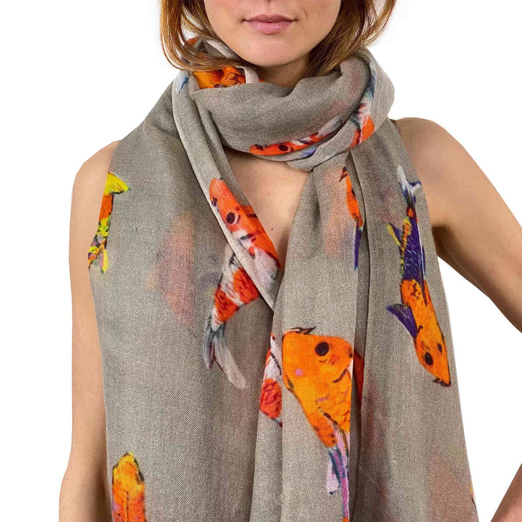 KOI CASHMERE SCARF - TAUPE