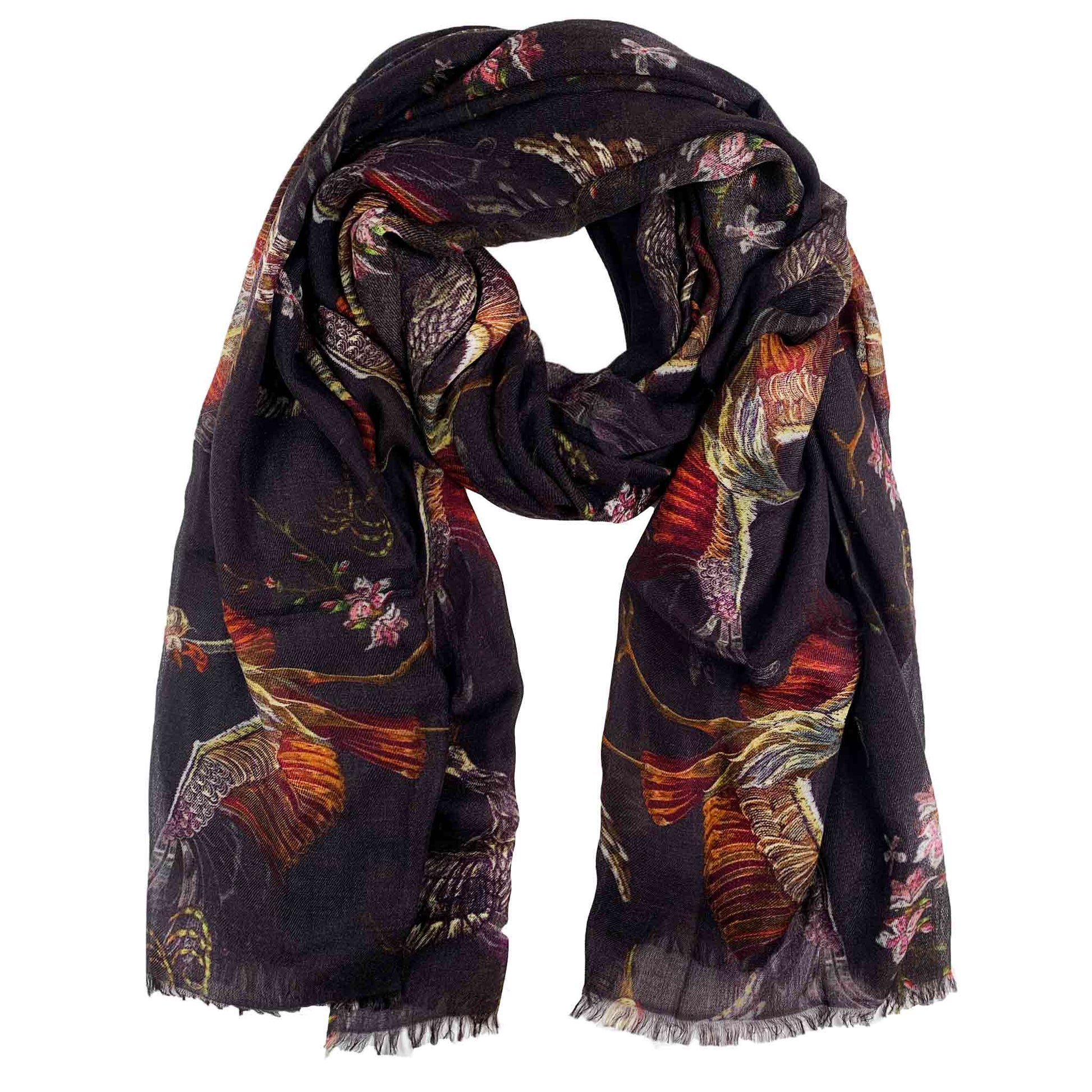 KRANICH CASHMERE SCARF - DARK GREY
