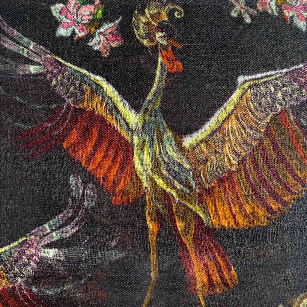 KRANICH CASHMERE SCARF - DARK GREY