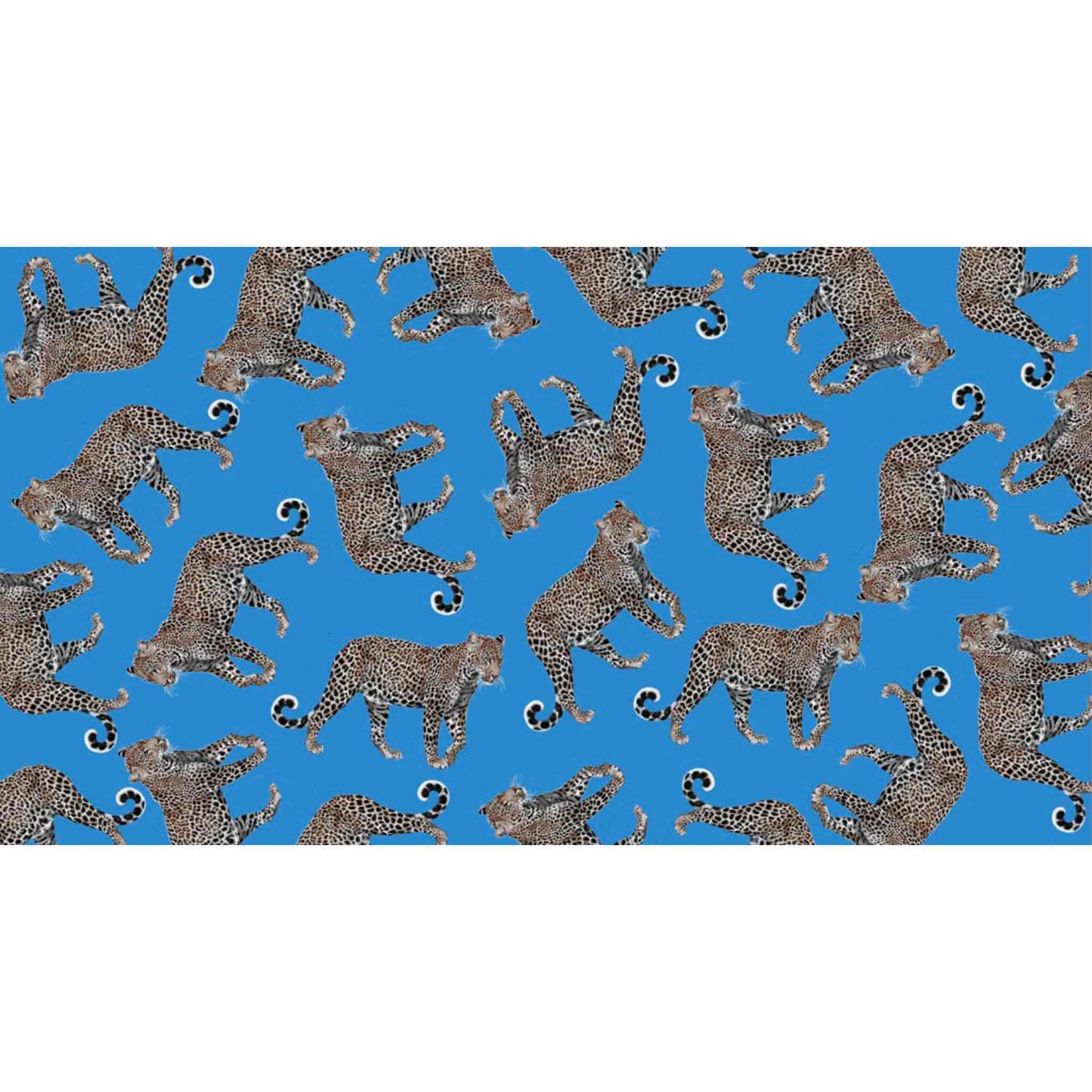 LEOPARD NATURAL CASHMERE SCARF