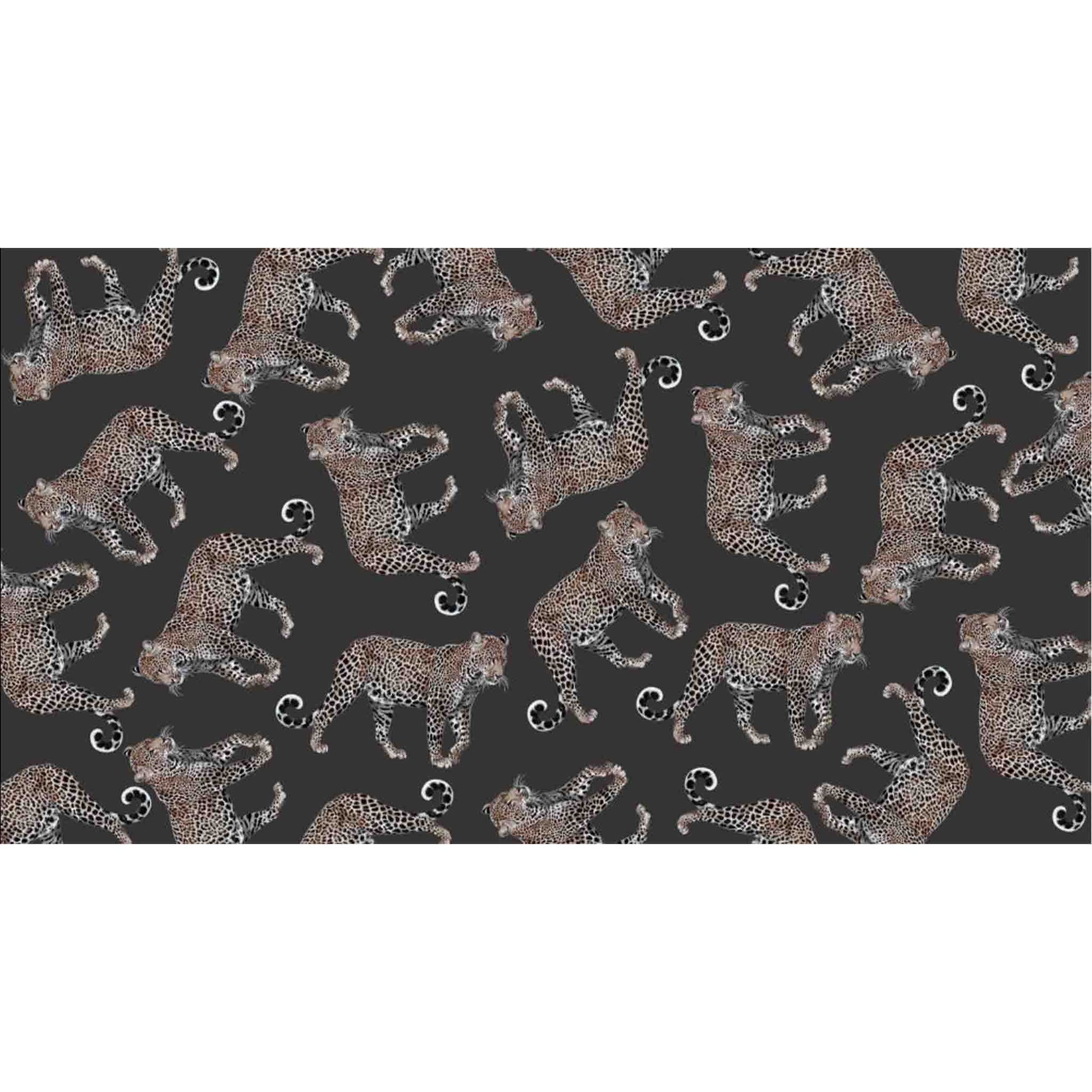 LEOPARD NATURAL CASHMERE SCARF