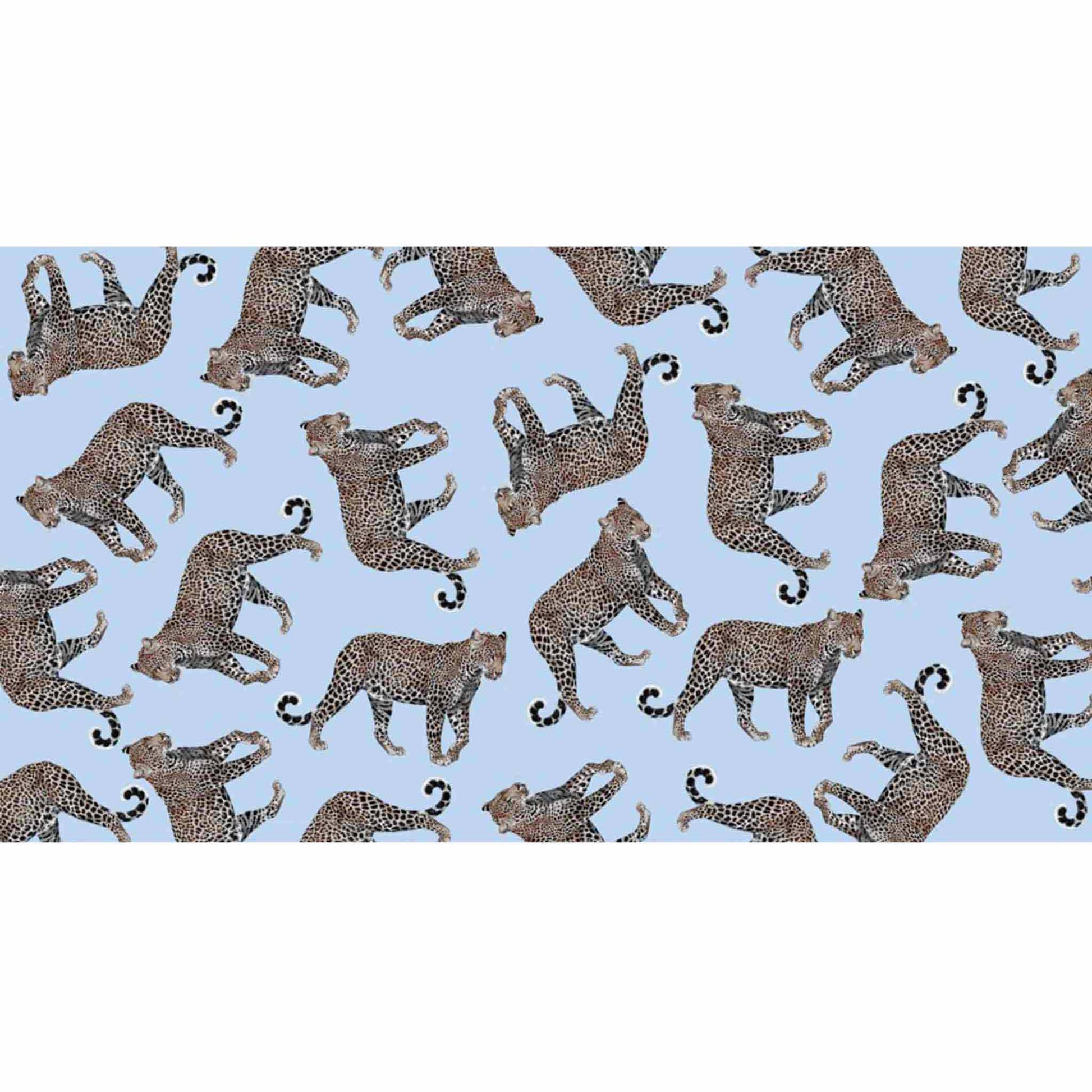 LEOPARD NATURAL CASHMERE SCARF