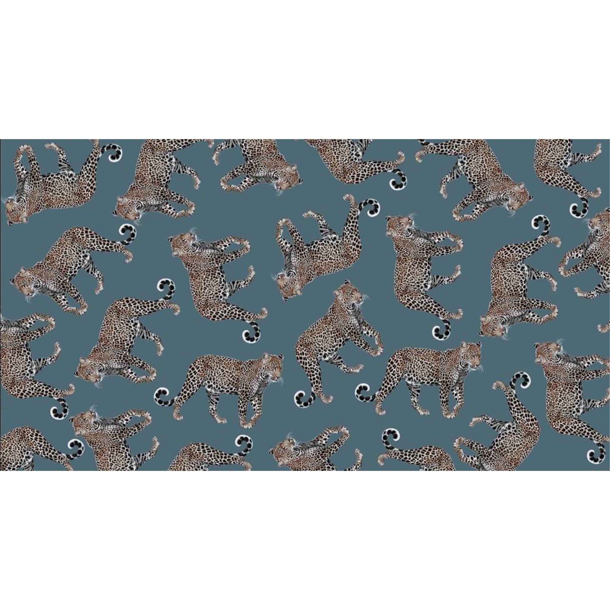 LEOPARD NATURAL CASHMERE SCARF