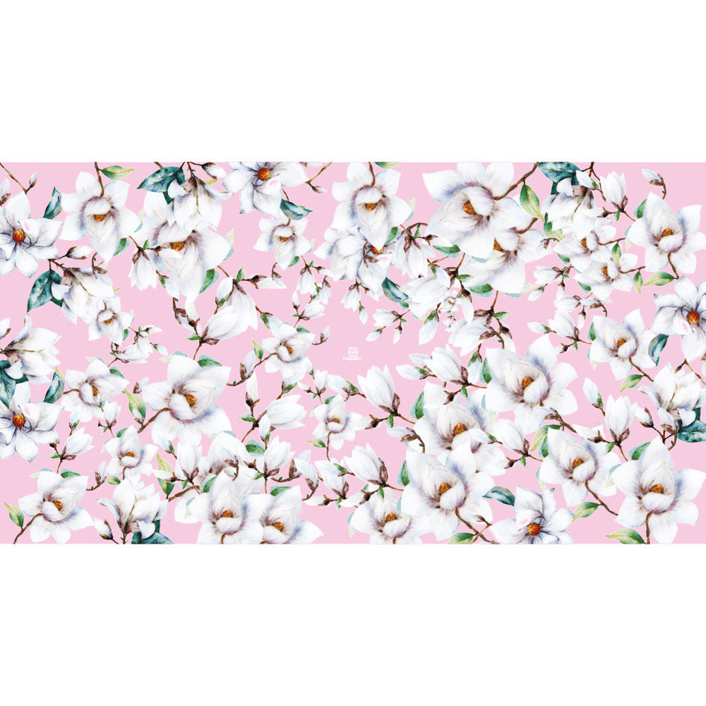 MAGNOLIA CASHMERE SCARF - ROSE
