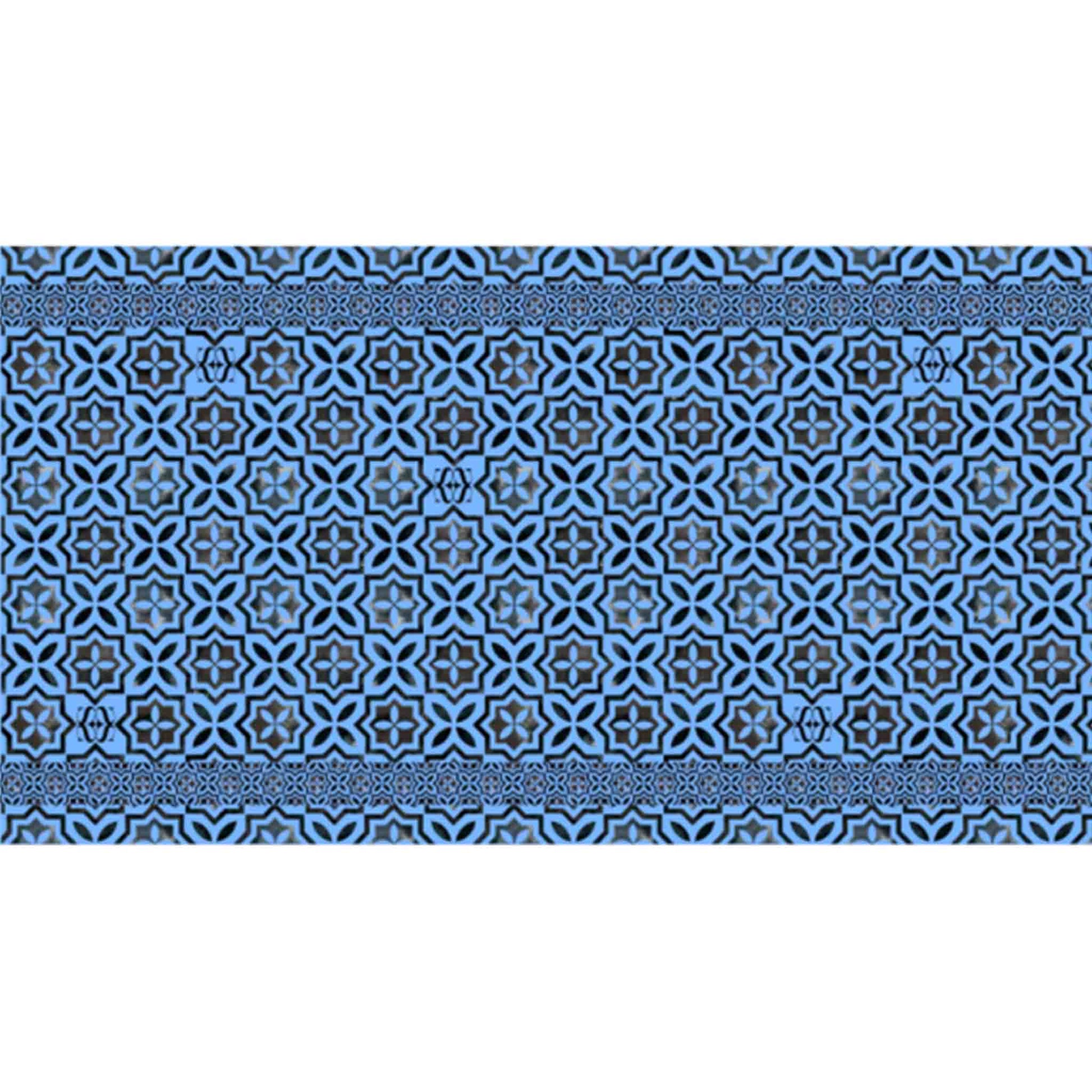 NIZZA FELTED CASHMERE SCARF - BLUE