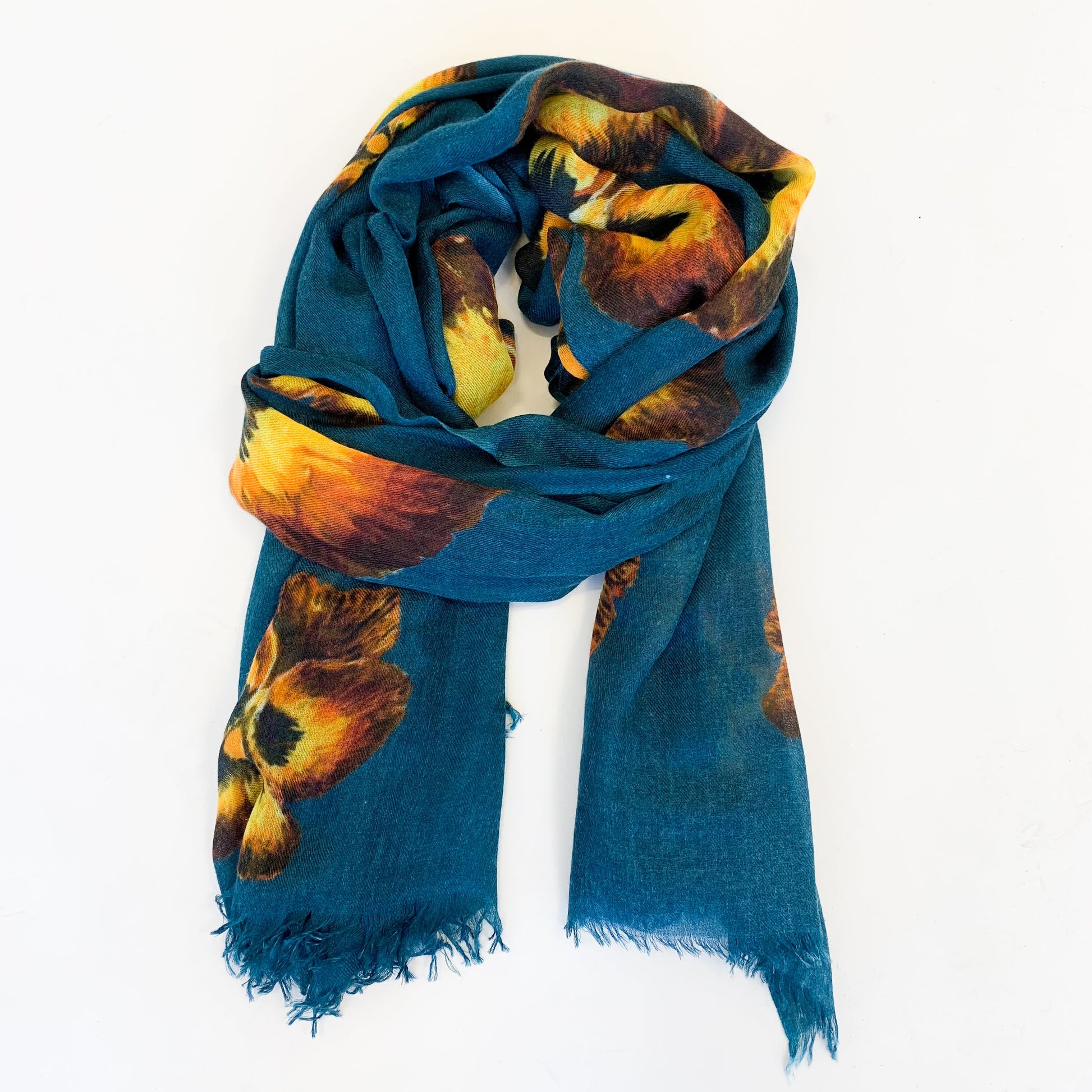 PANSY CASHMERE SCARF