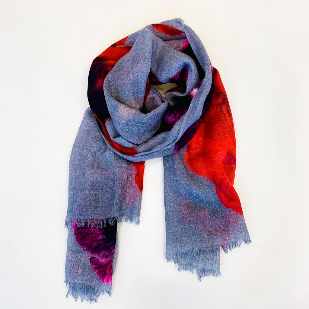PANSY CASHMERE SCARF