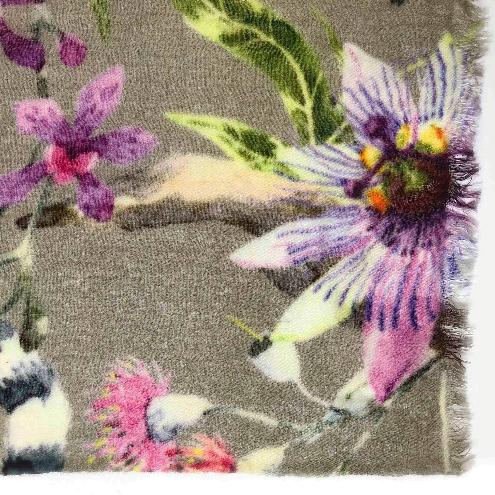 PARADISE CASHMERE SCARF - TAUPE