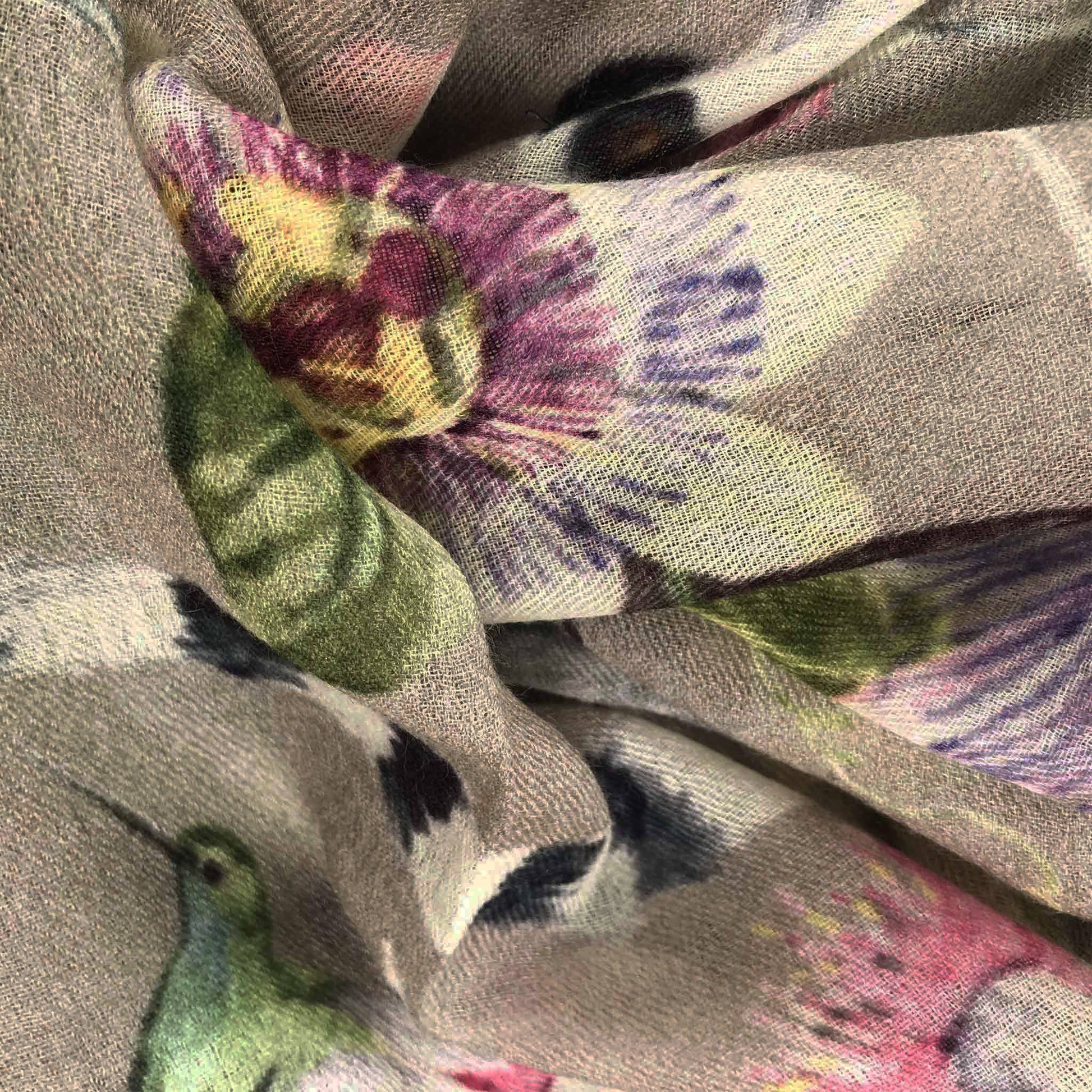 PARADISE CASHMERE SCARF - TAUPE