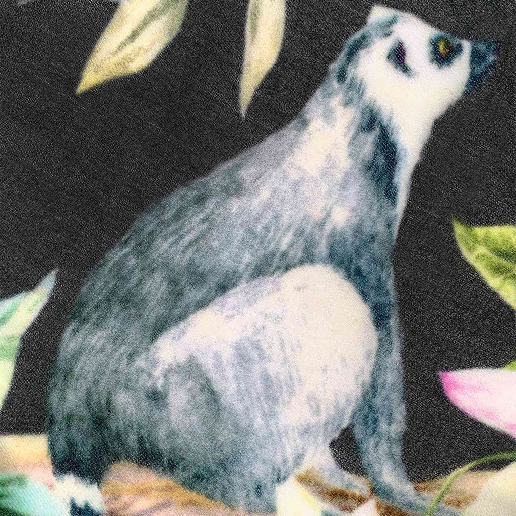 PARADISE CASHMERE SCARF - DARK GREY