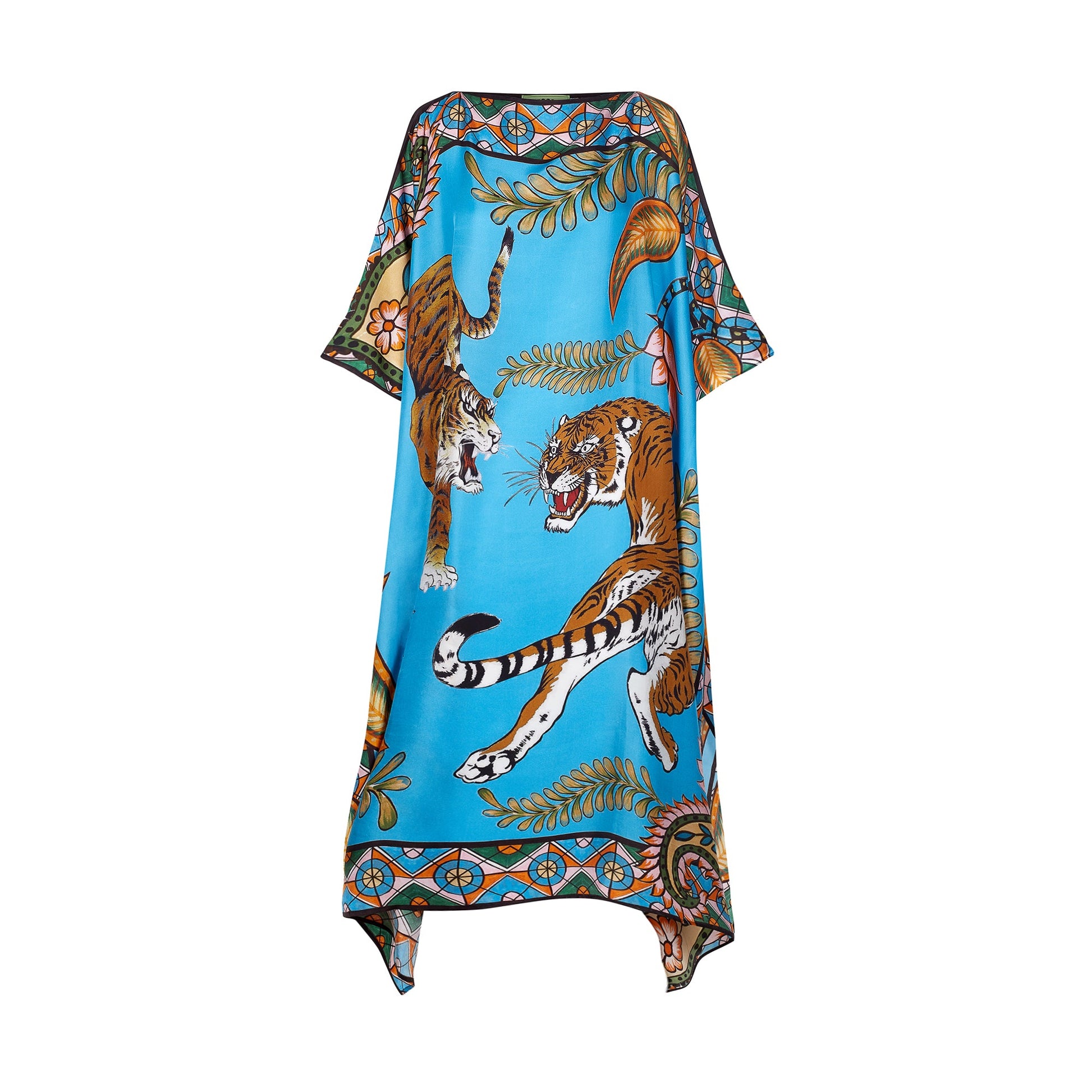 TIGER & JUNGLE SILK TUNIC