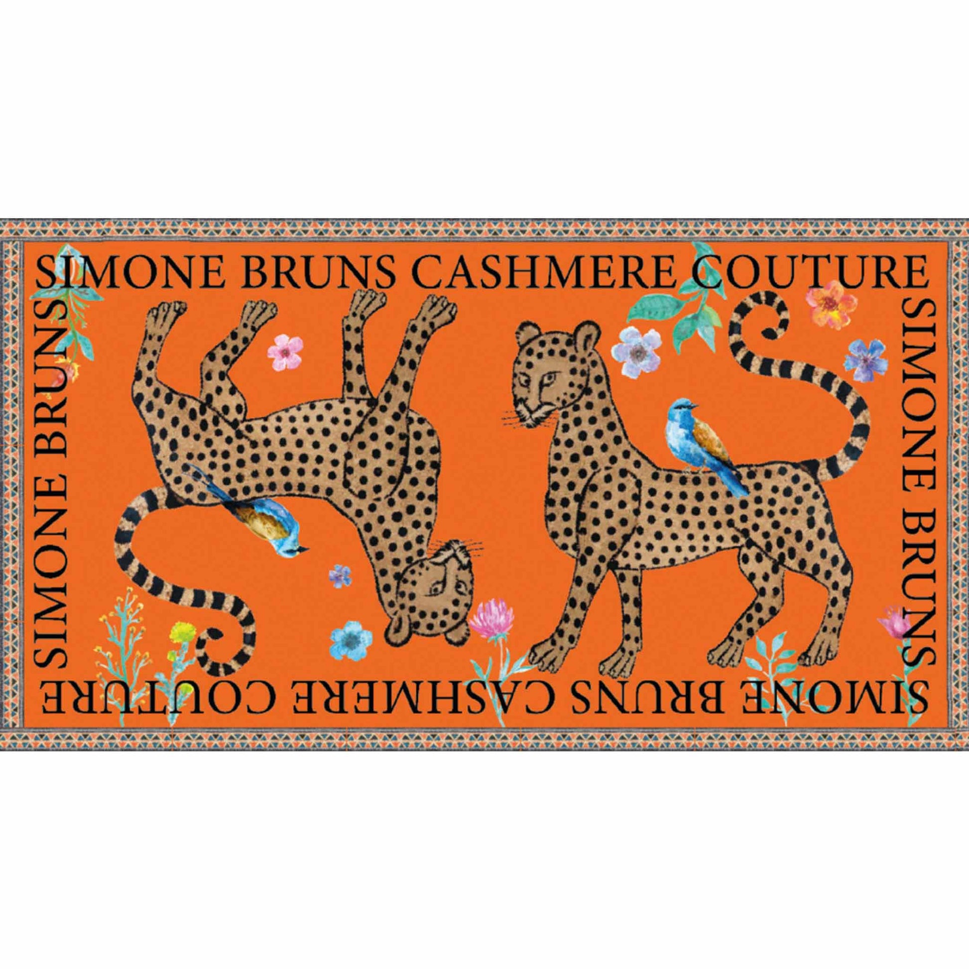 VENICE LEOPARD CASHMERE SCARF