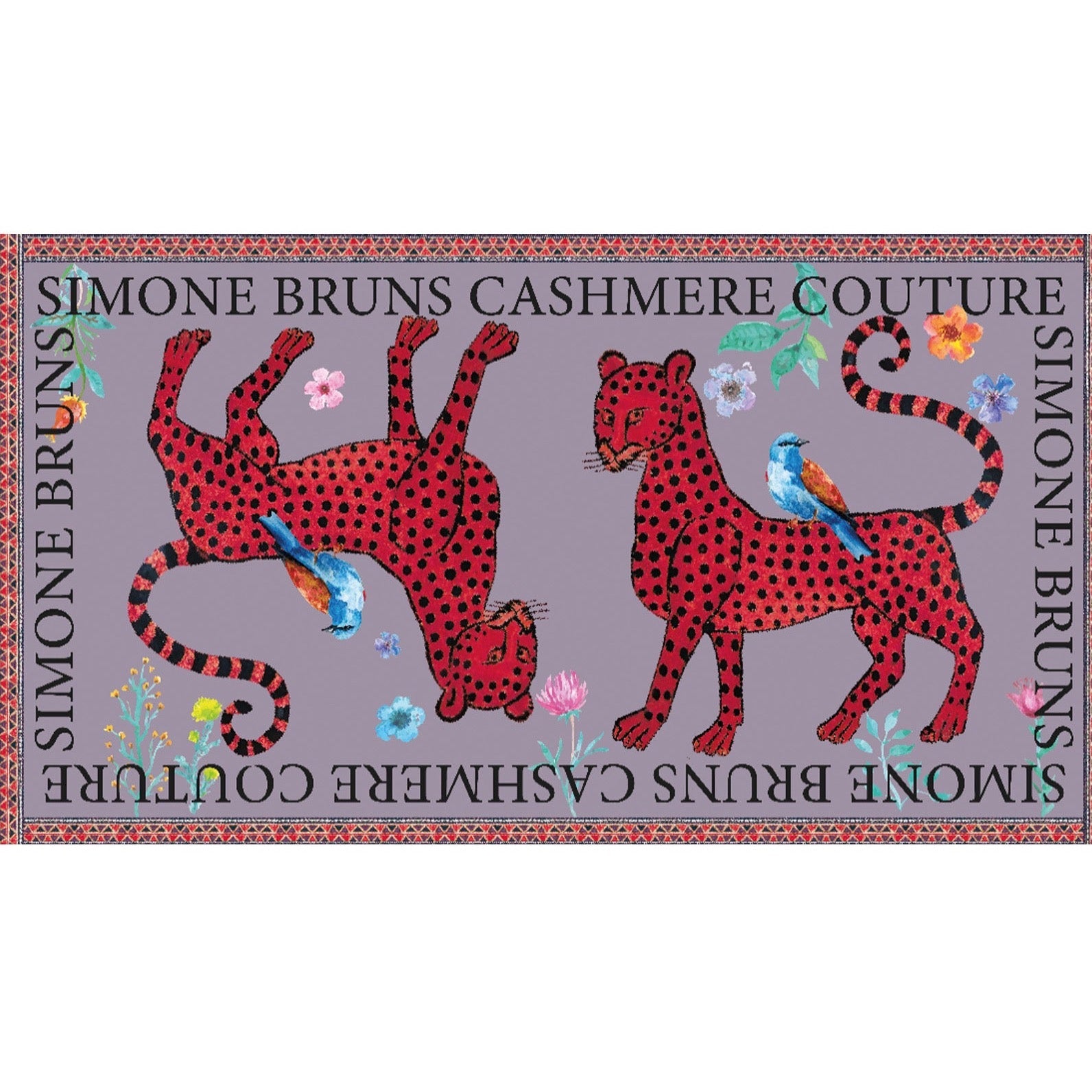 VENICE LEOPARD CASHMERE SCARF