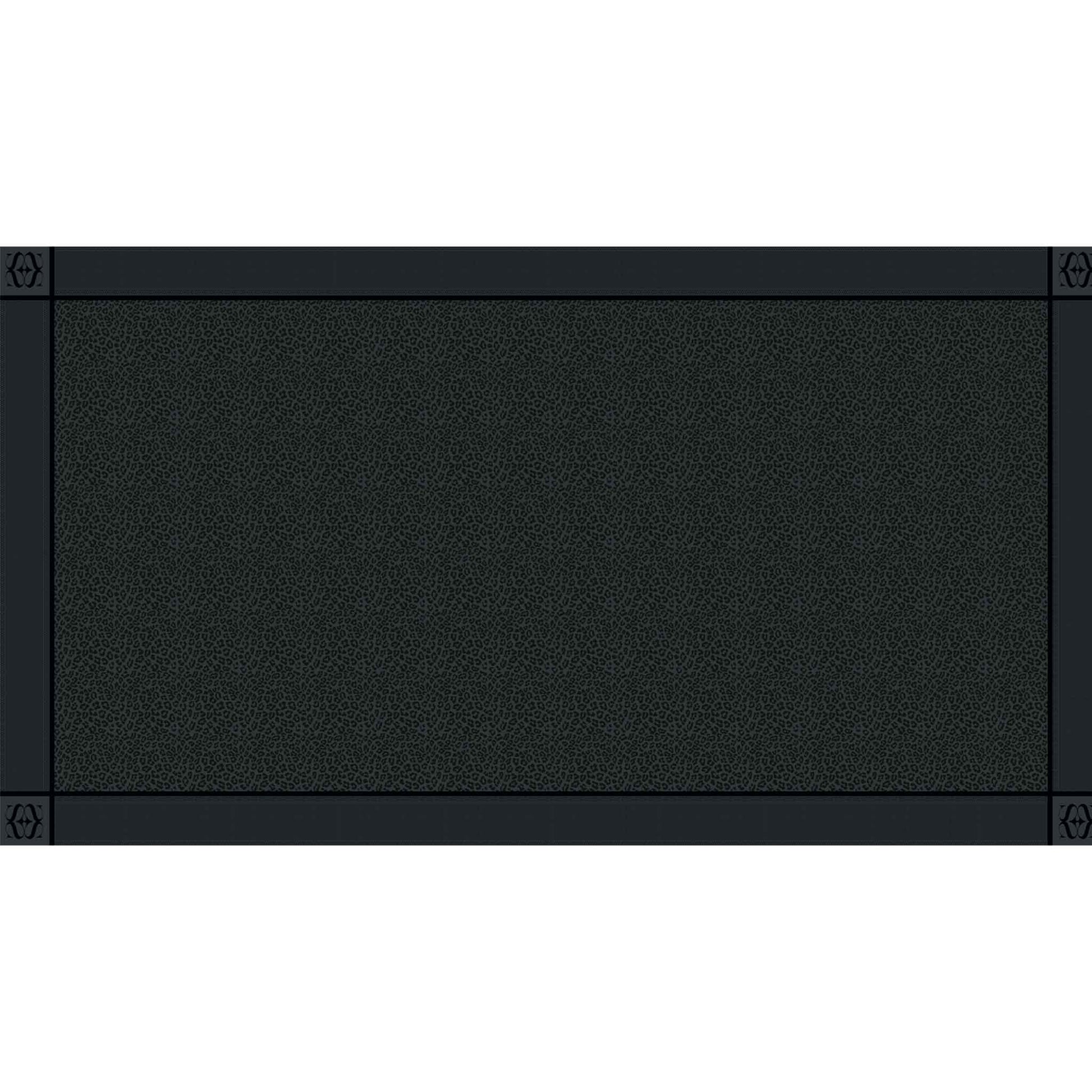 WE LOVE LEO FELTED CASHMERE SCARF - DARK GREY