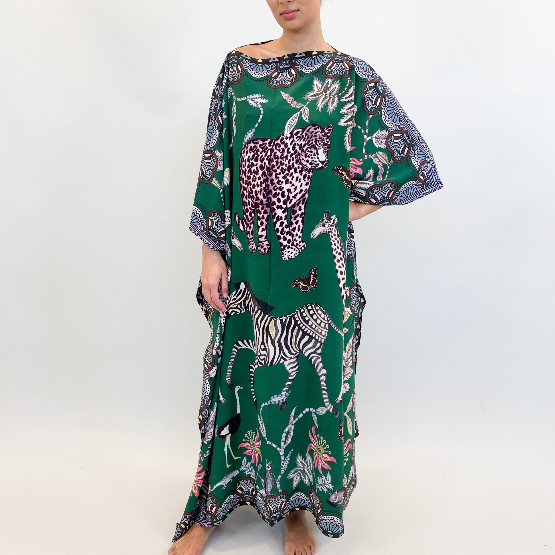 WILDLIFE SILK TUNIC