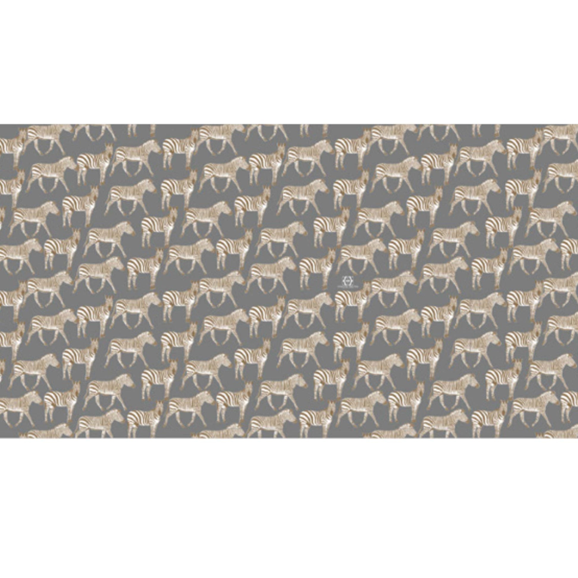 ZEBRA PARTY CASHMERESCARF - GREY