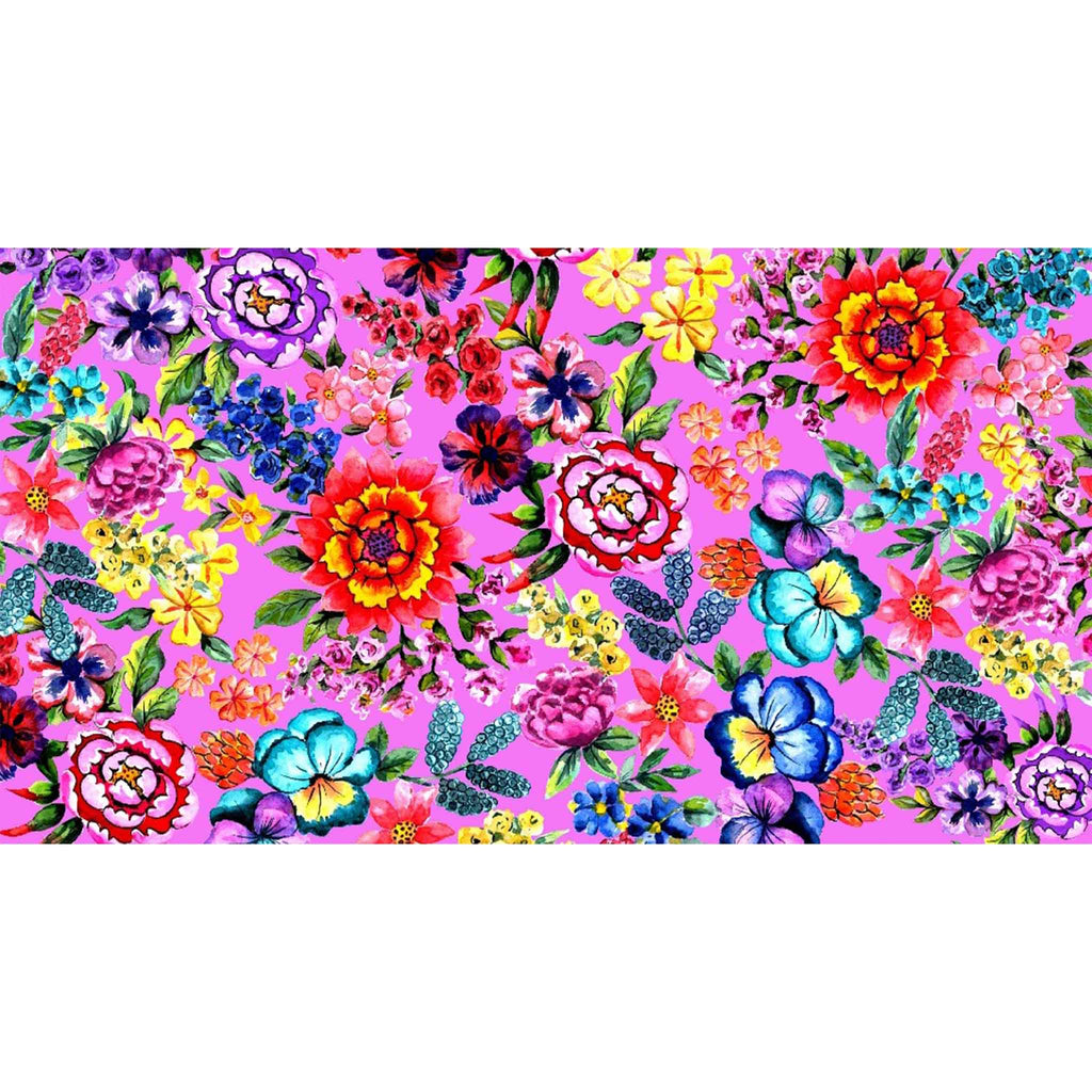 BLOOM CASHMERE SCARF - PINK