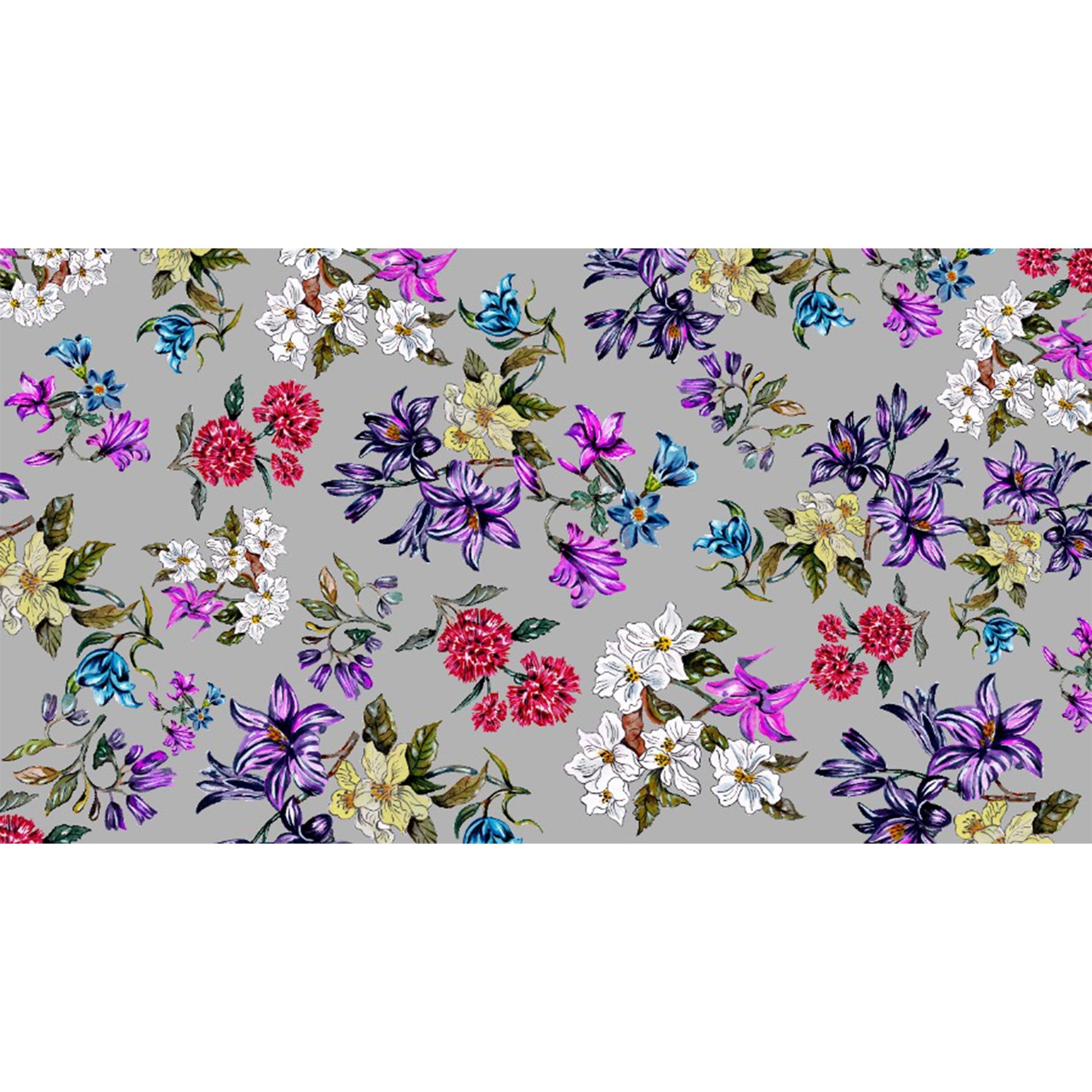 FLORAL CASHMERE SCARF