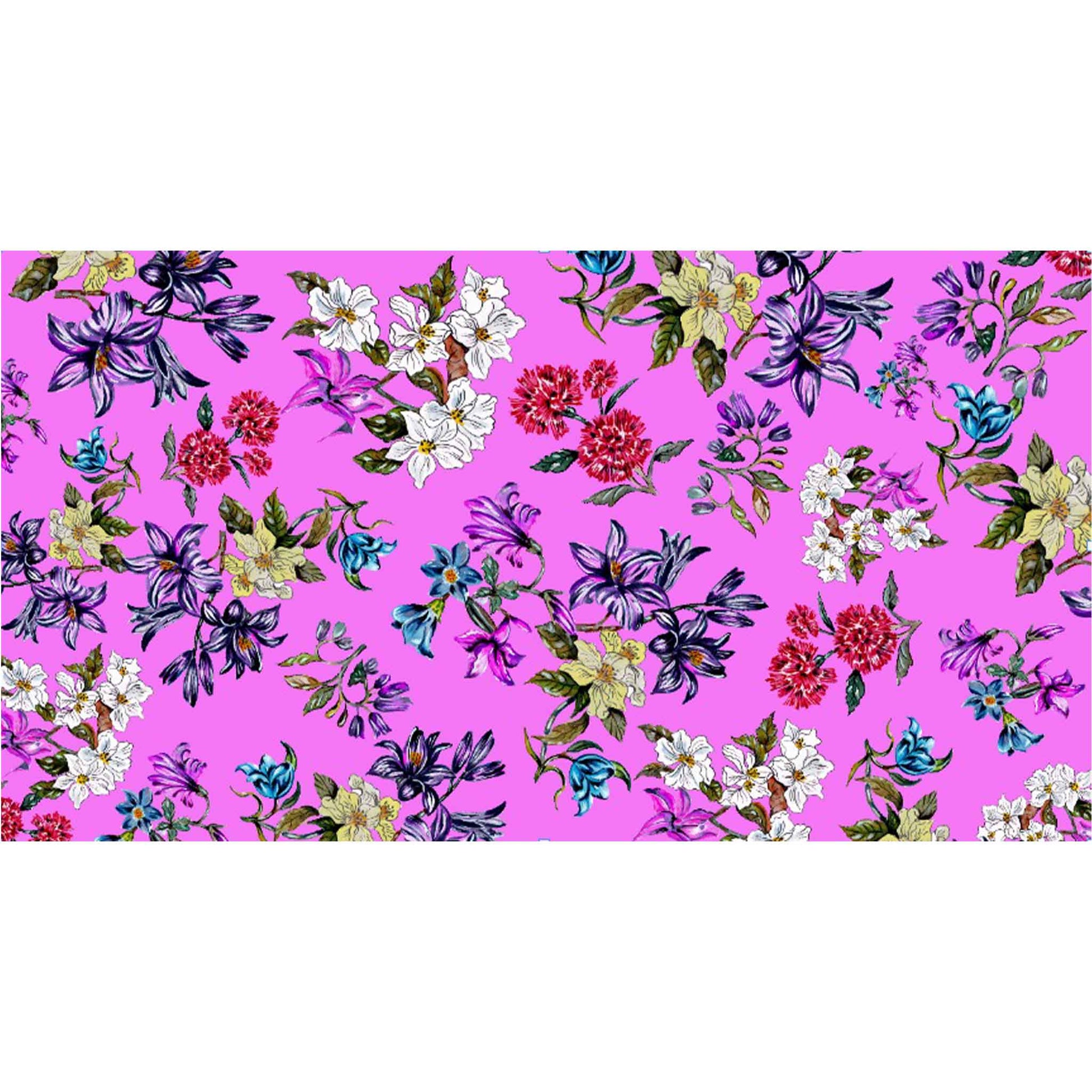 FLORAL CASHMERE SCARF