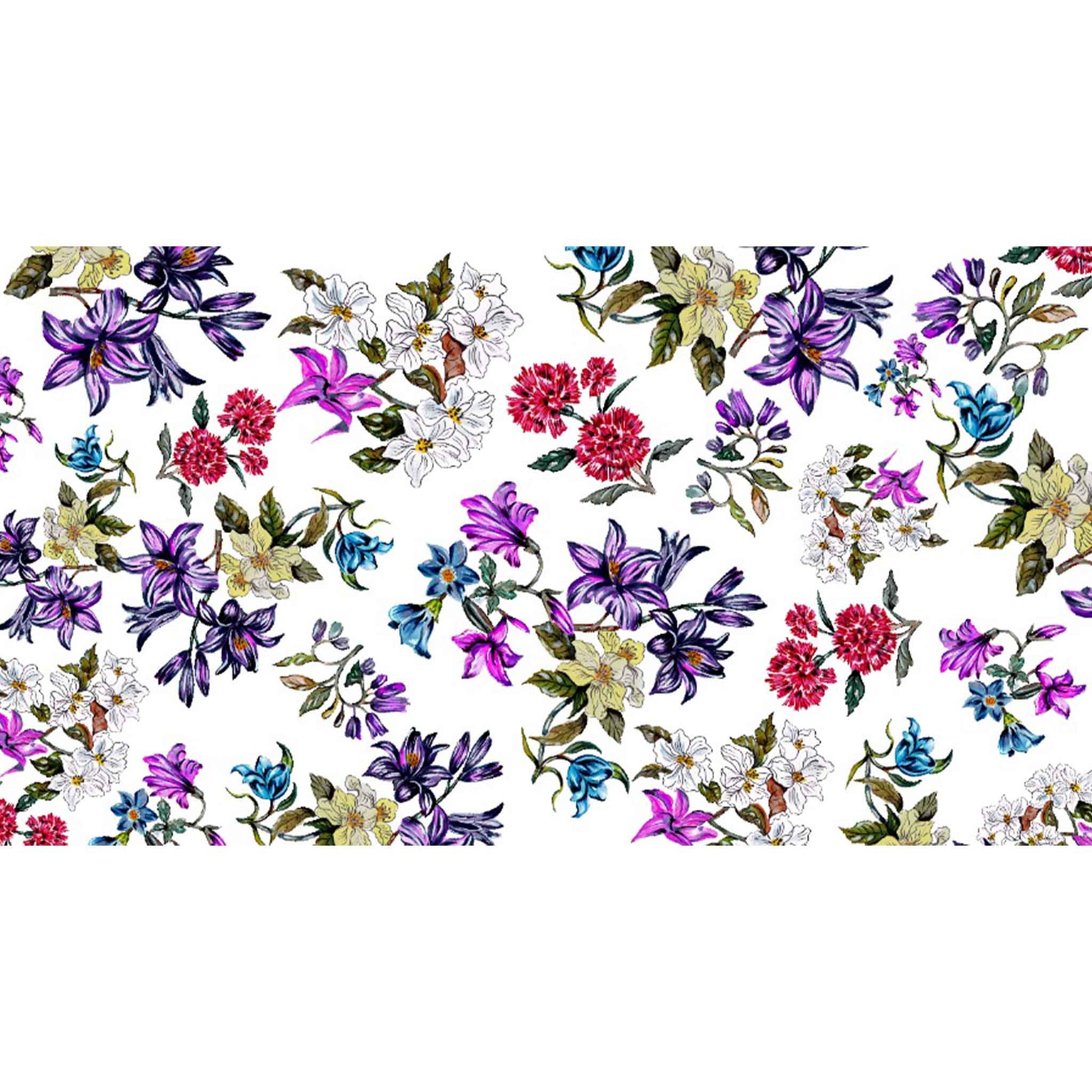 FLORAL CASHMERE SCARF