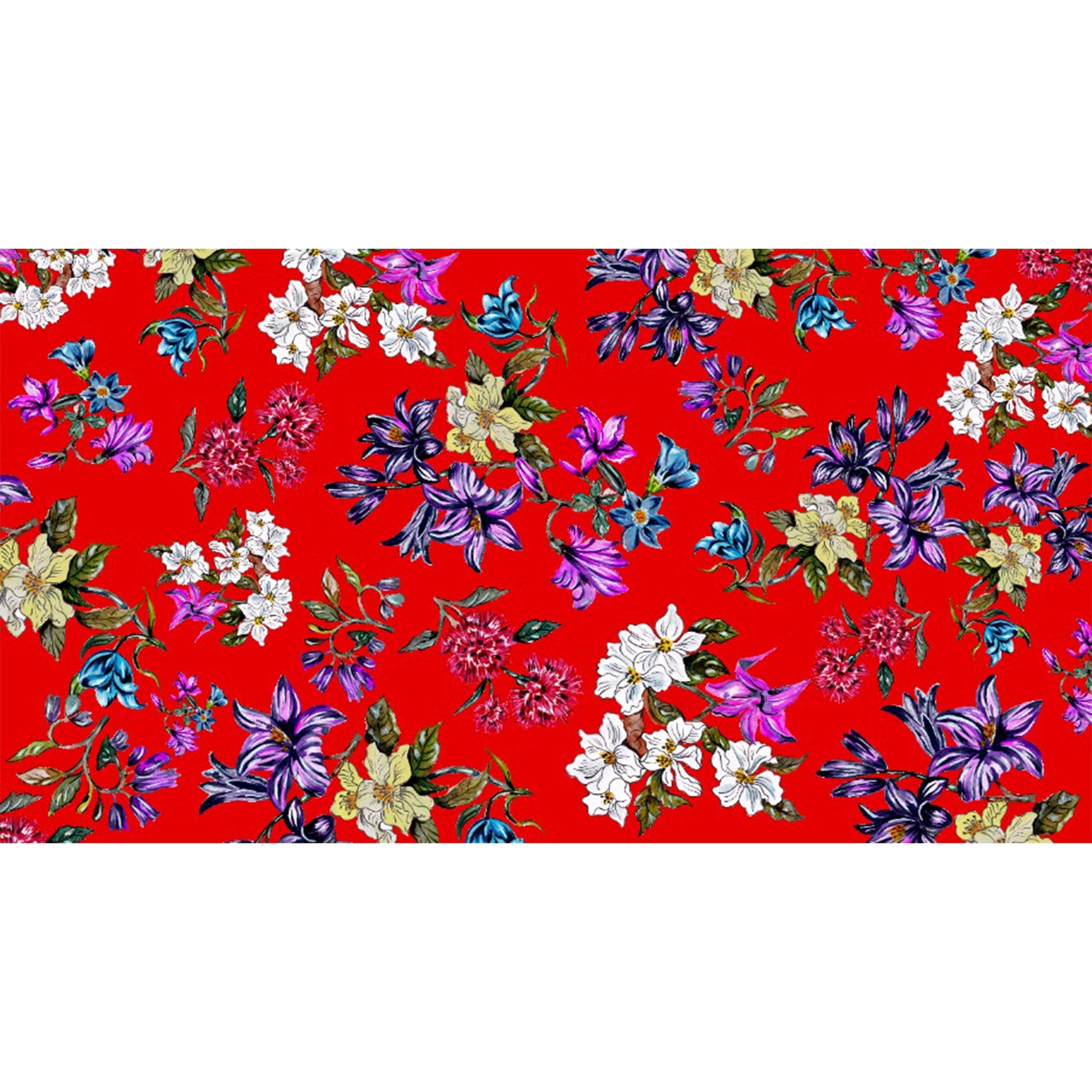 FLORAL CASHMERE SCARF