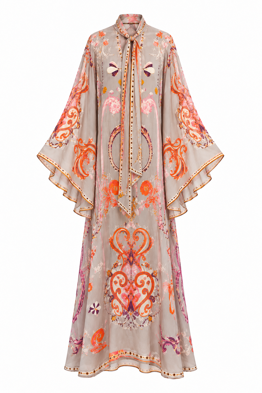 PRINCESS DRESS ARABICA RAMIE - TAUPE