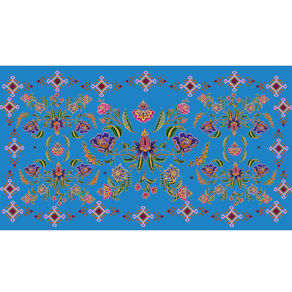 ETHNO FLORAL CASHMERE SCARF