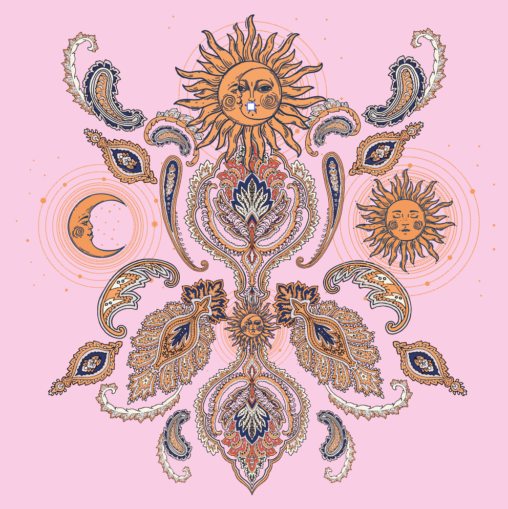 SUN GLOW SILK TUNIC - ROSE